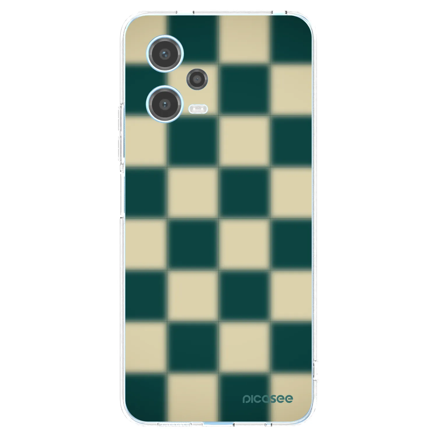 Picasee silikonska prozirna maskica za Xiaomi Redmi Note 12 5G - Shadow Chess