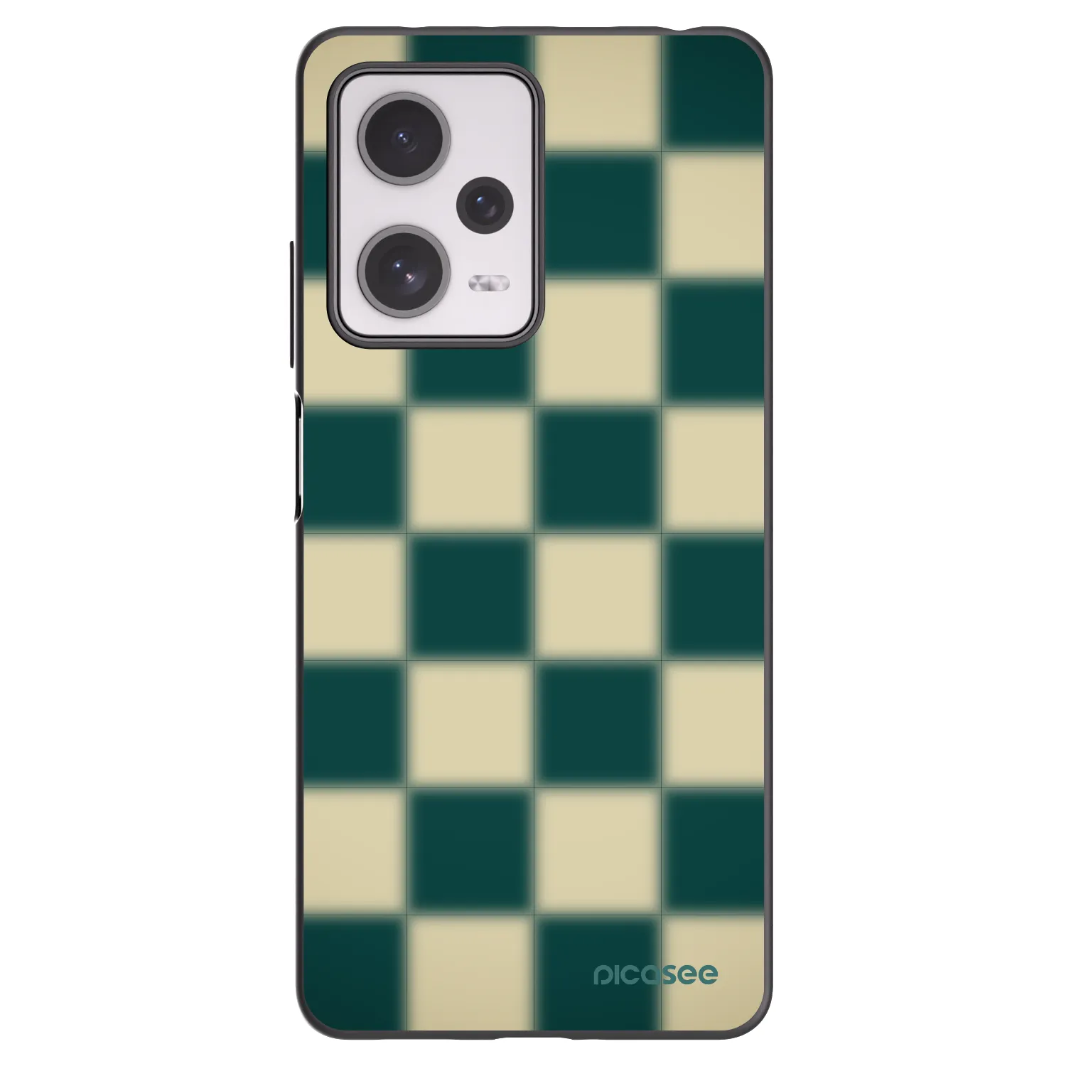 Picasee crna silikonska maskica za Xiaomi Redmi Note 12 Pro+ 5G - Shadow Chess