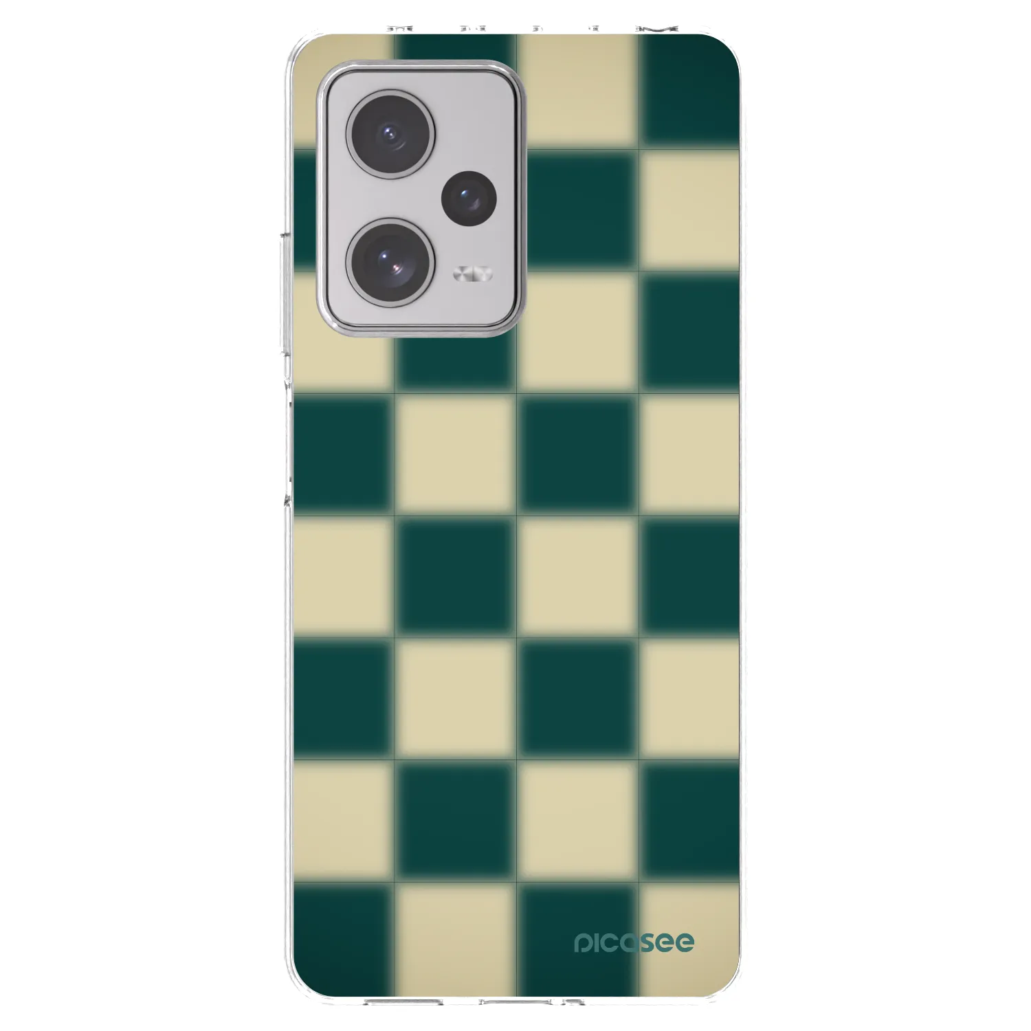 Picasee silikonska prozirna maskica za Xiaomi Redmi Note 12 Pro+ 5G - Shadow Chess