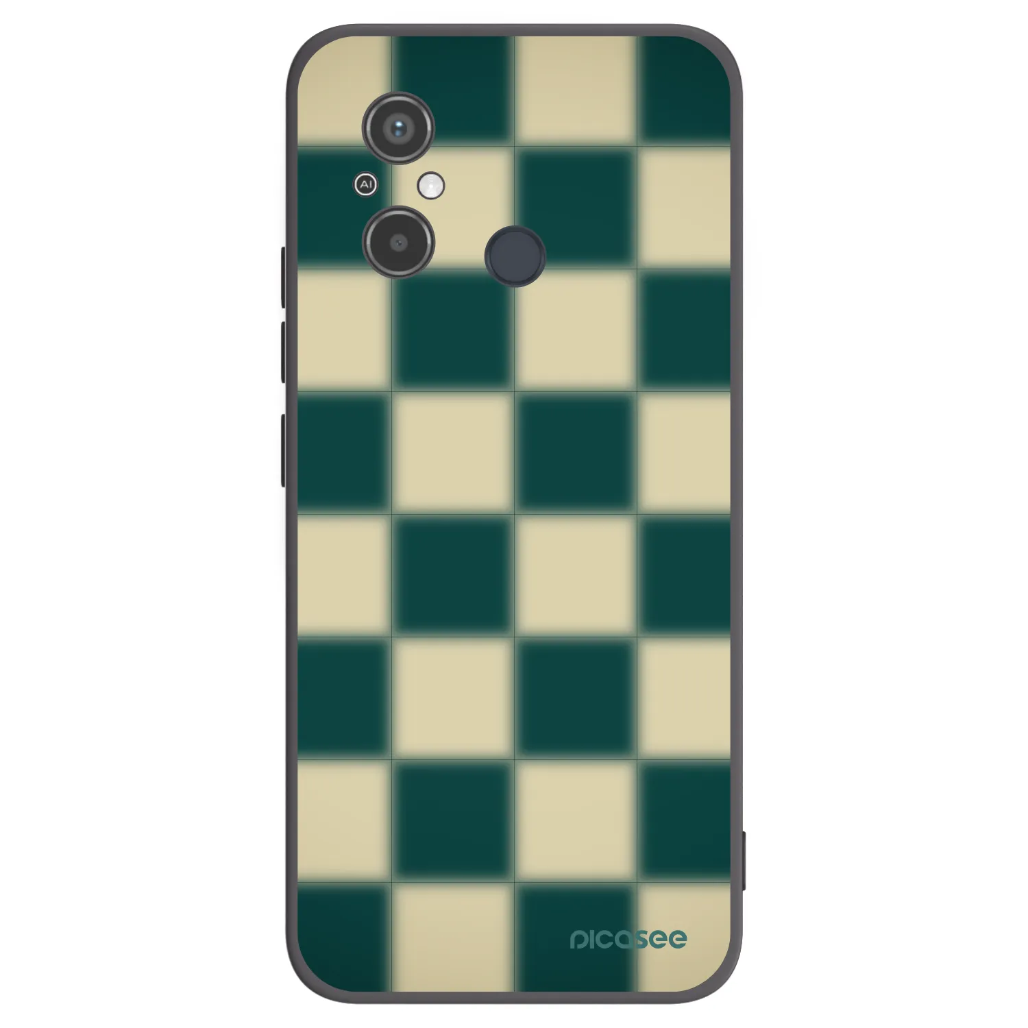 Picasee crna silikonska maskica za Xiaomi Redmi 12C - Shadow Chess
