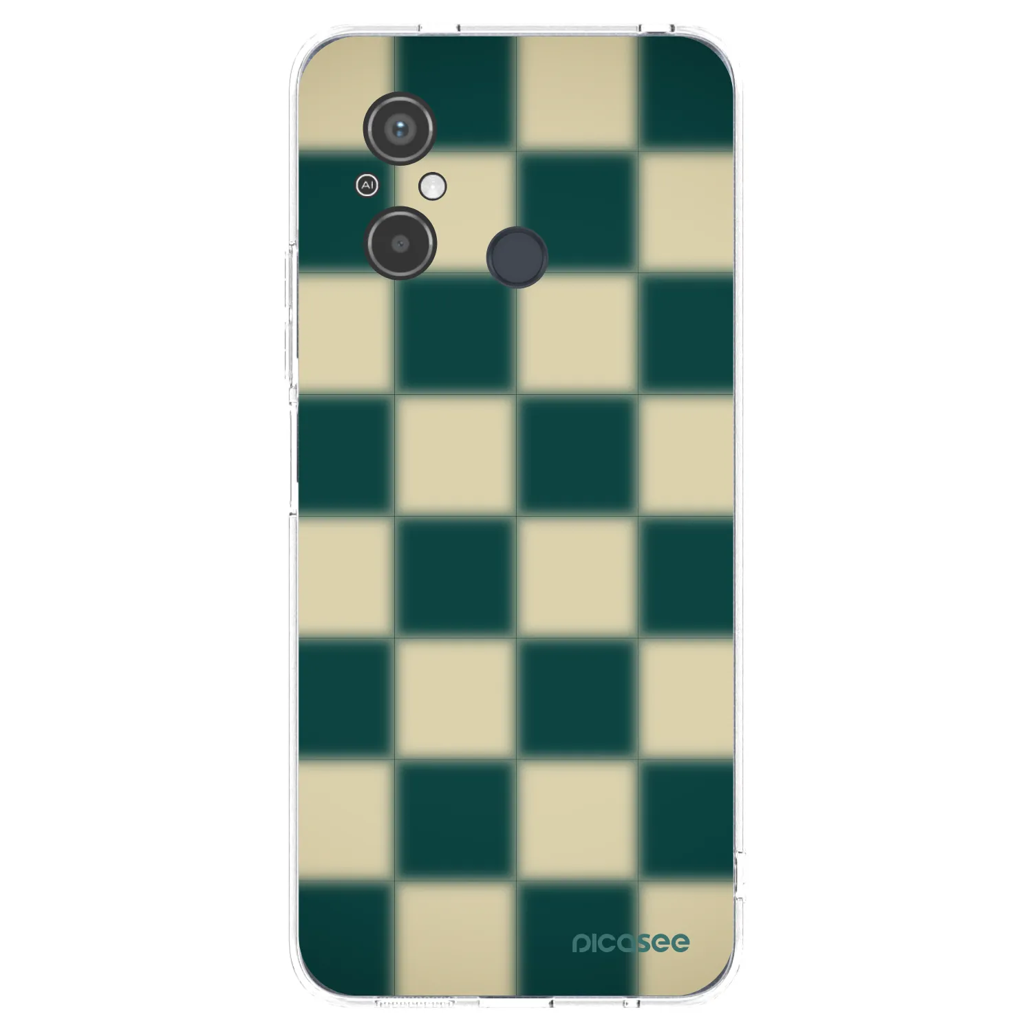 Picasee silikonska prozirna maskica za Xiaomi Redmi 12C - Shadow Chess