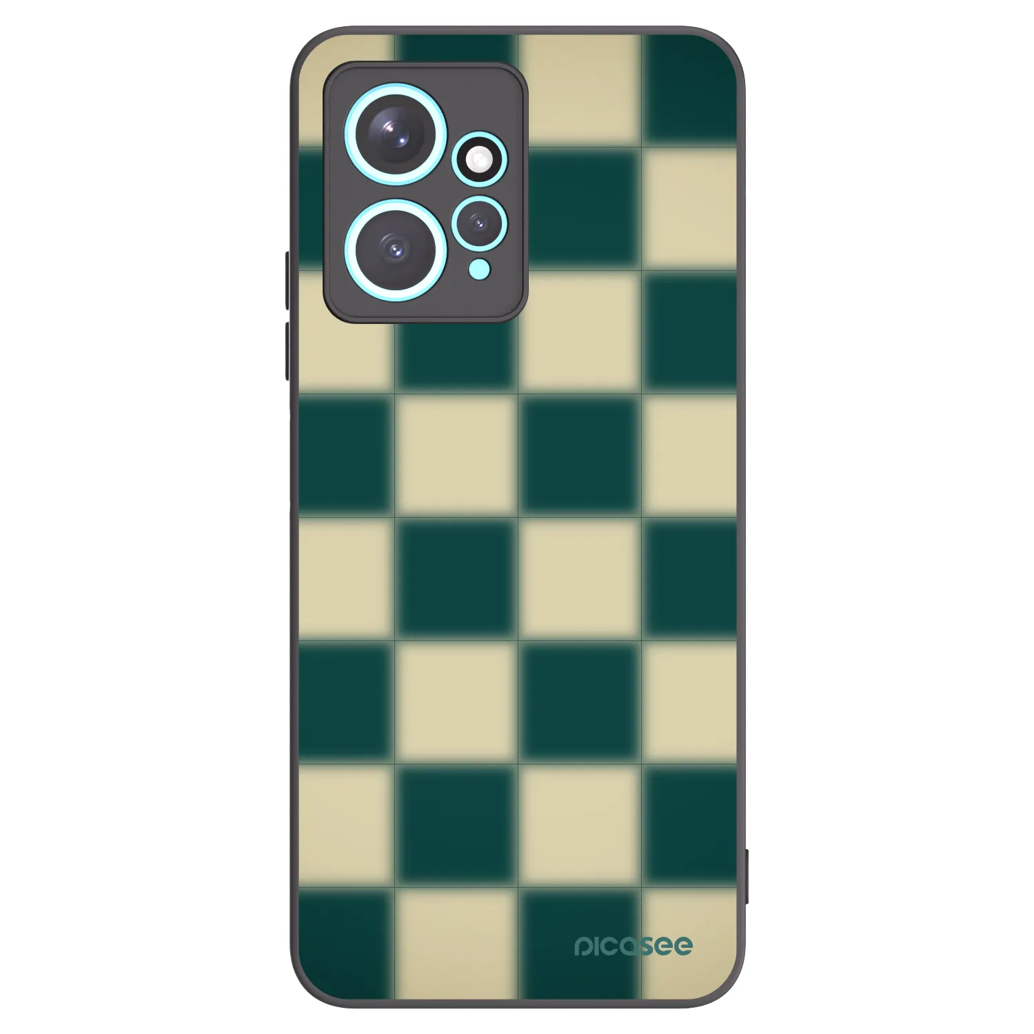 Picasee crna silikonska maskica za Xiaomi Redmi Note 12 4G - Shadow Chess