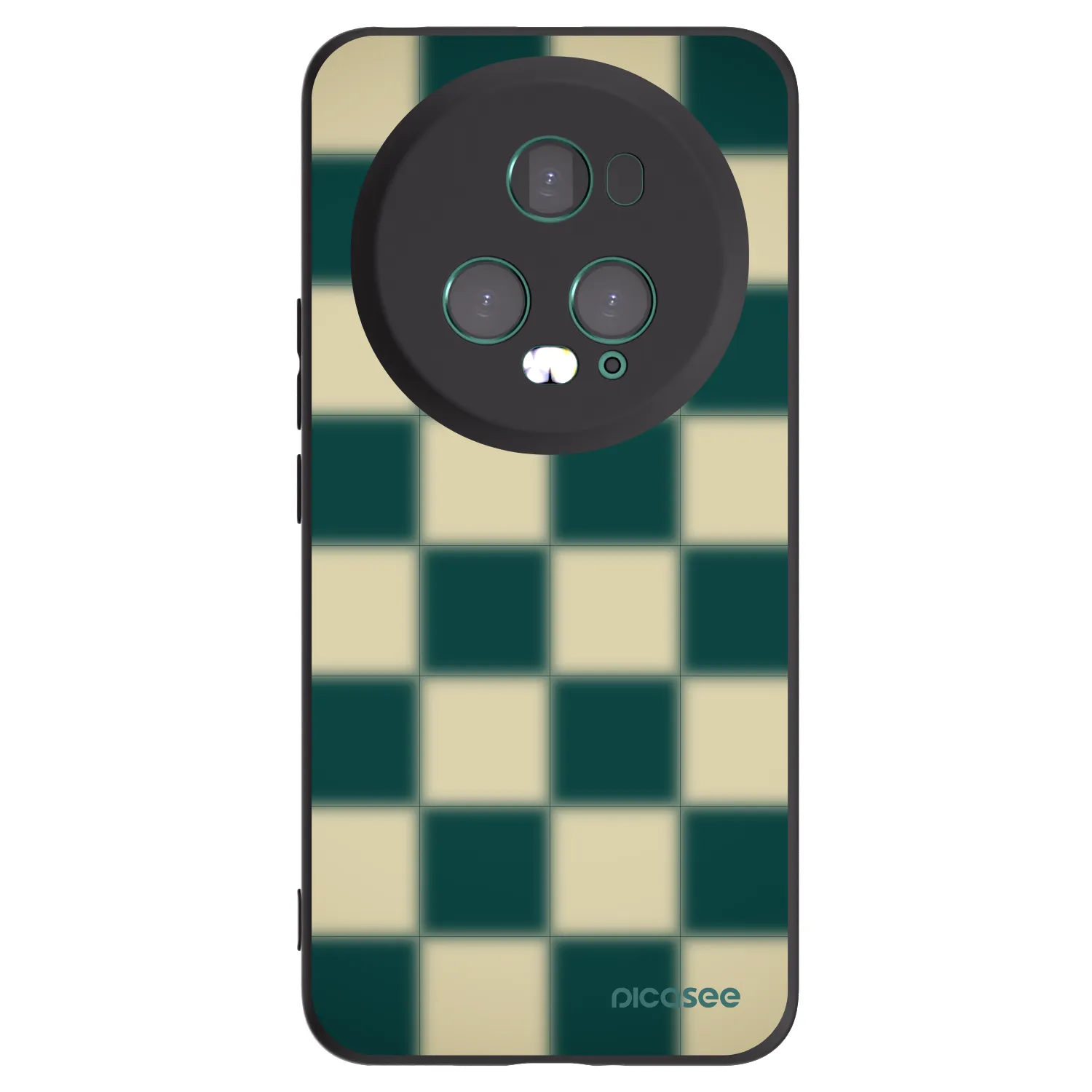 Picasee crna silikonska maskica za Honor Magic5 Pro - Shadow Chess