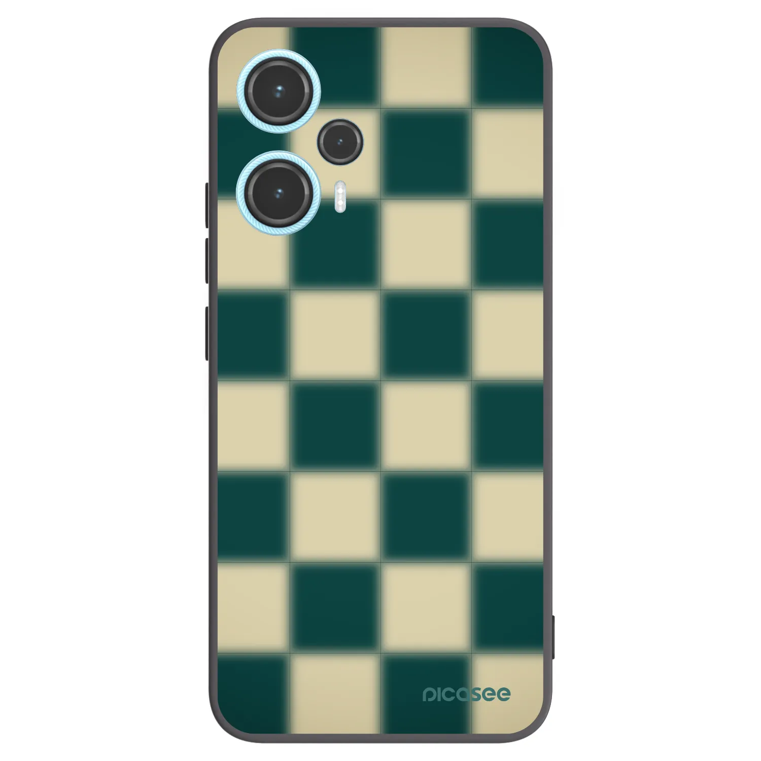 Picasee crna silikonska maskica za Xiaomi Poco F5 - Shadow Chess