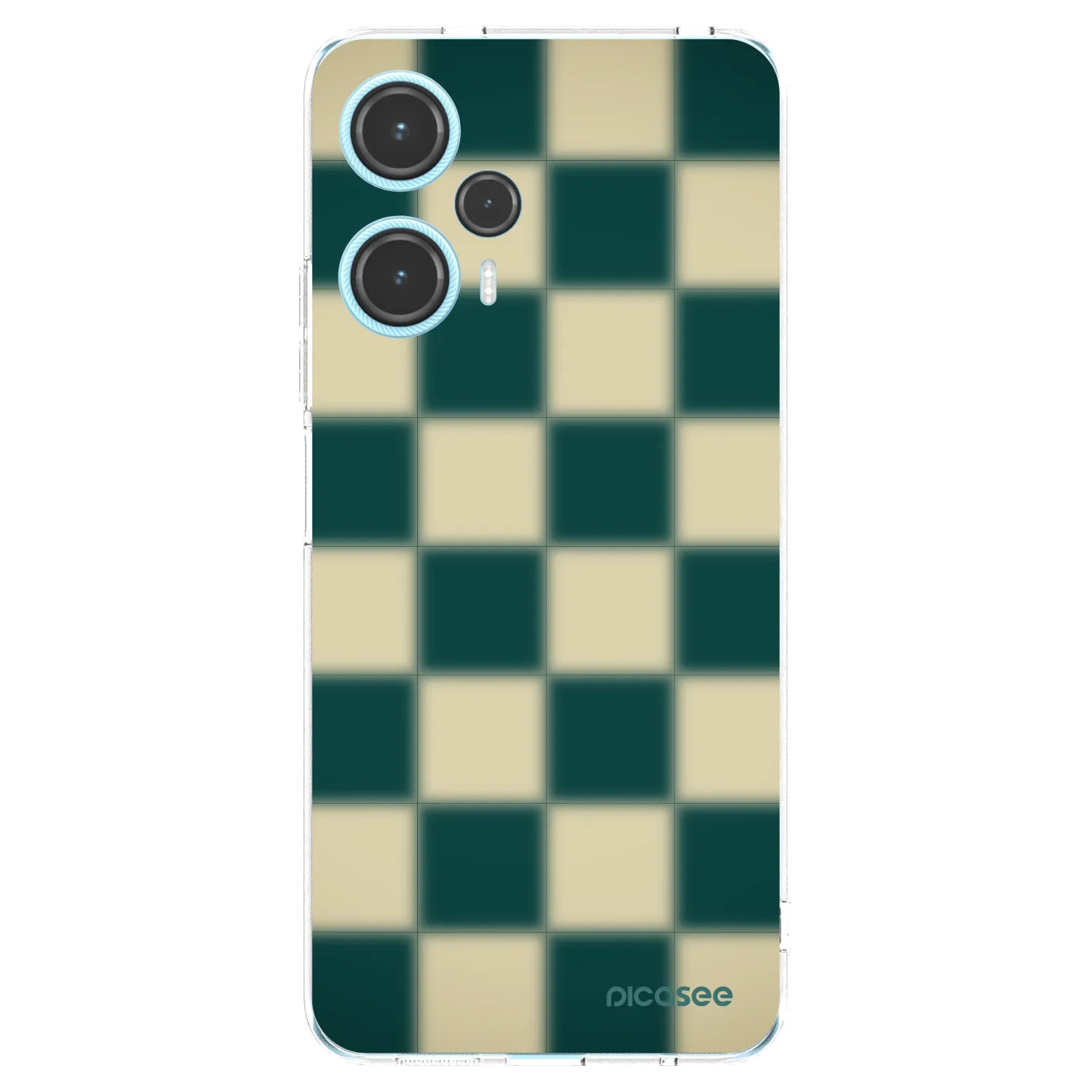 Picasee silikonska prozirna maskica za Xiaomi Poco F5 - Shadow Chess