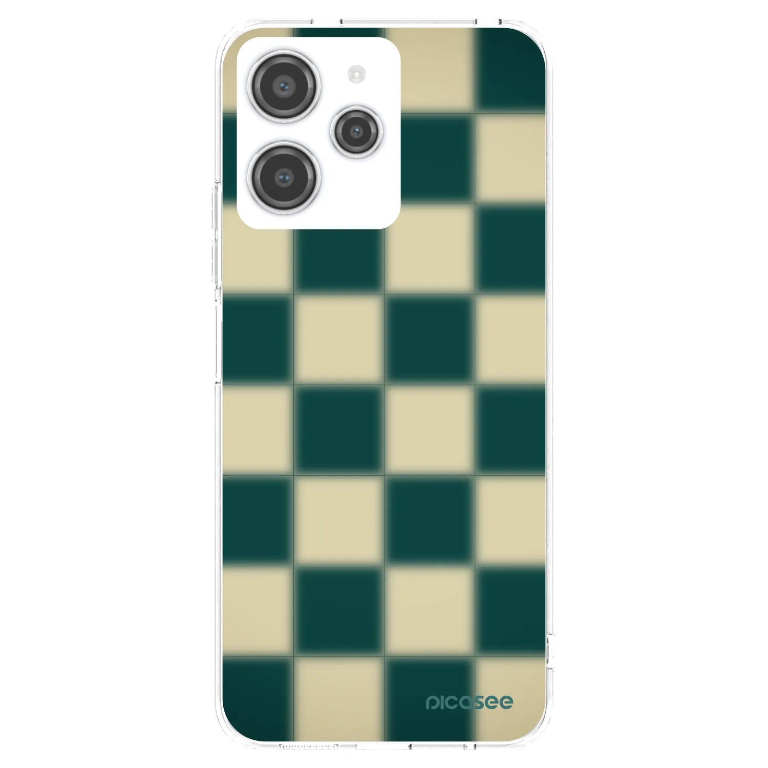 Picasee silikonska prozirna maskica za Xiaomi Redmi 12 4G - Shadow Chess
