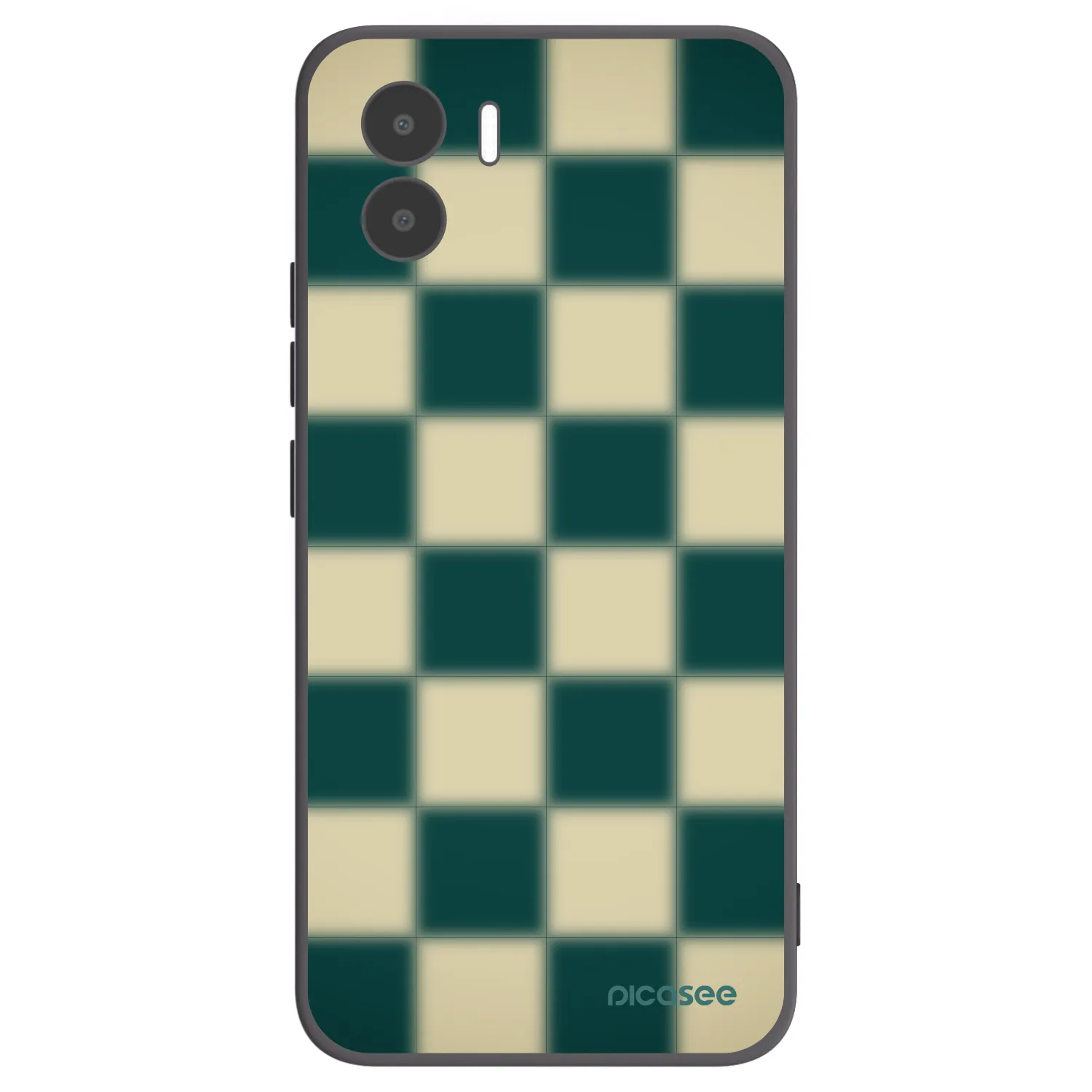 Picasee crna silikonska maskica za Xiaomi Redmi A2 - Shadow Chess