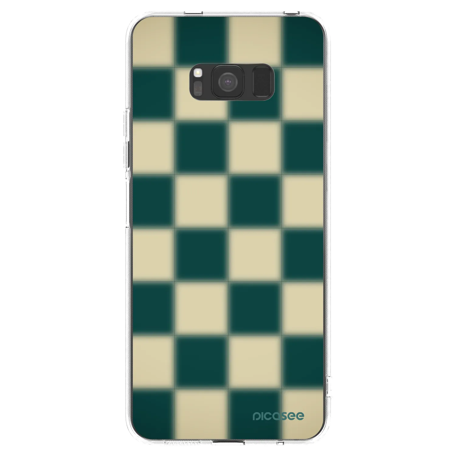 Picasee silikonska prozirna maskica za Samsung Galaxy S8 G950F - Shadow Chess