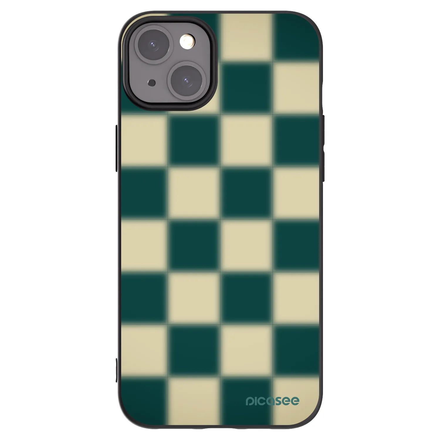 Picasee crna silikonska maskica za Apple iPhone 15 Plus - Shadow Chess