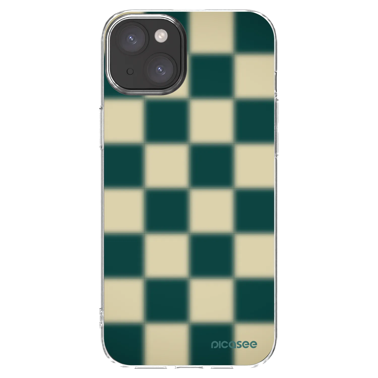 Picasee silikonska prozirna maskica za Apple iPhone 15 Plus - Shadow Chess