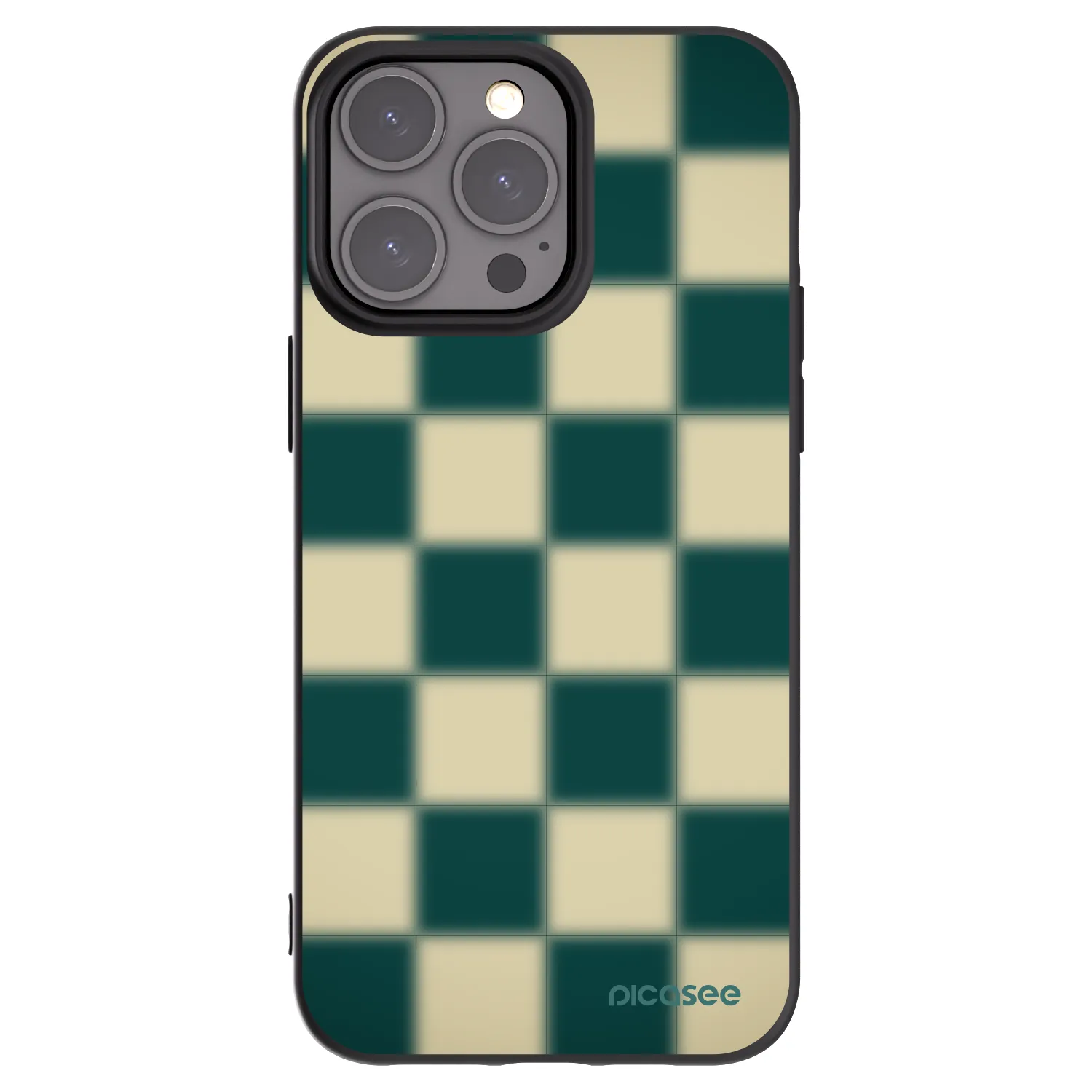 Picasee crna silikonska maskica za Apple iPhone 15 Pro Max - Shadow Chess