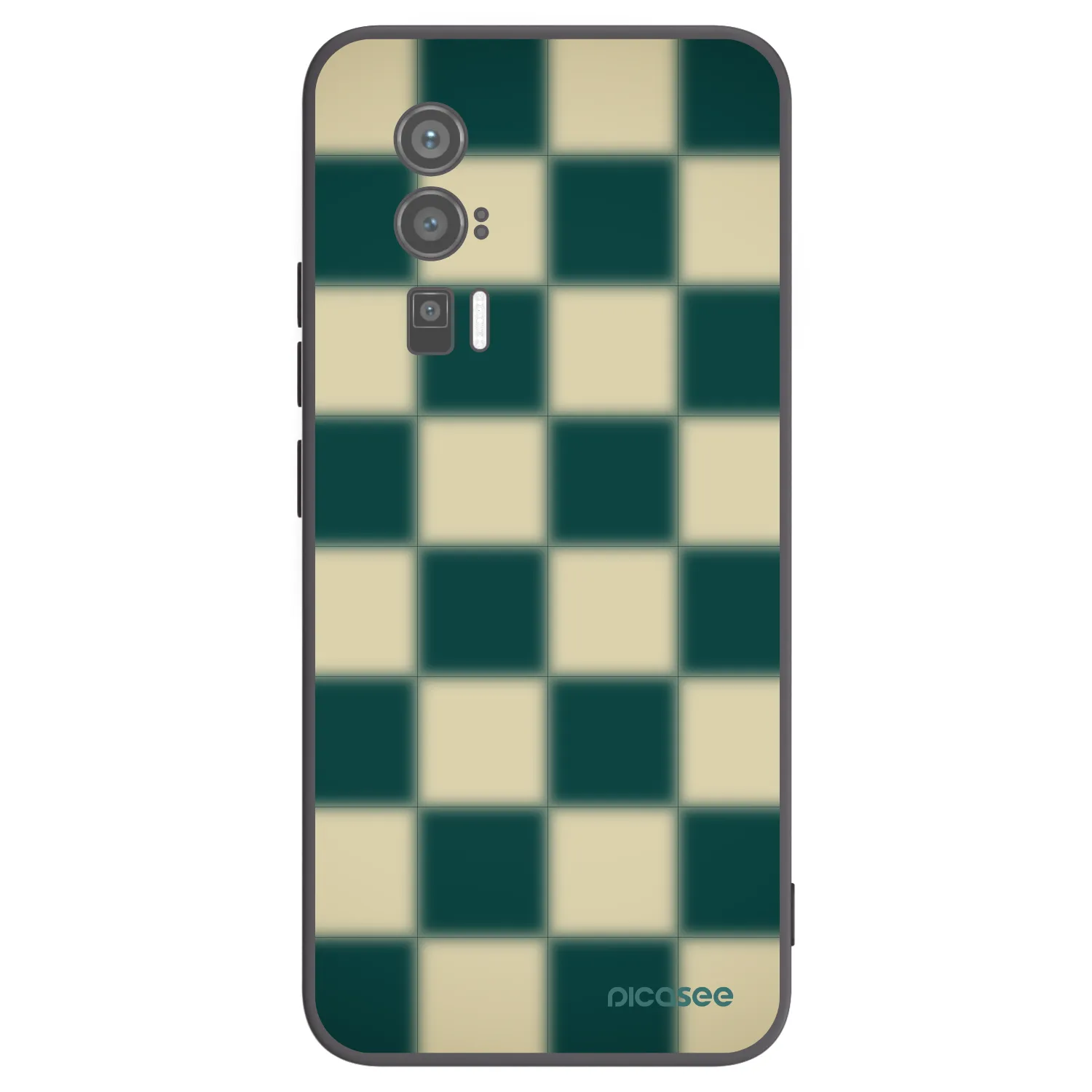 Picasee crna silikonska maskica za Xiaomi Poco F5 Pro 5G - Shadow Chess