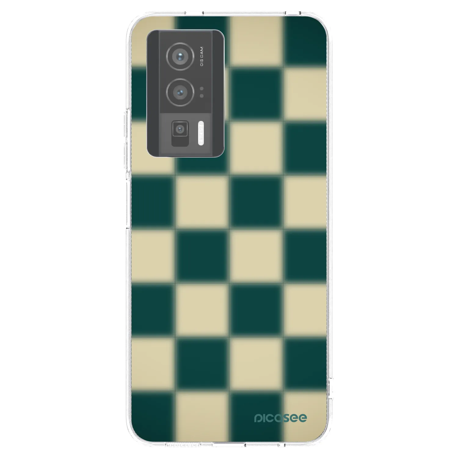 Picasee silikonska prozirna maskica za Xiaomi Poco F5 Pro 5G - Shadow Chess