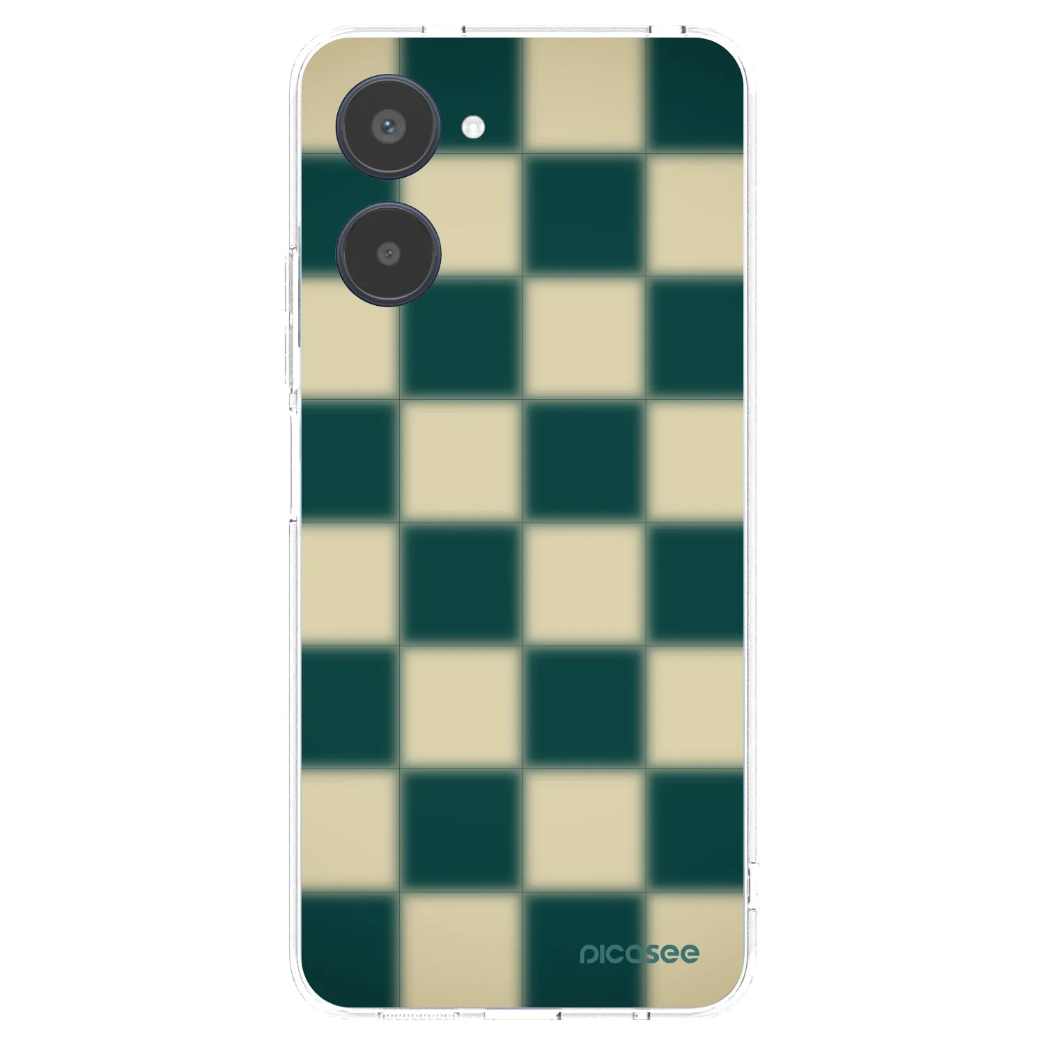 Picasee silikonska prozirna maskica za Realme 10 4G - Shadow Chess