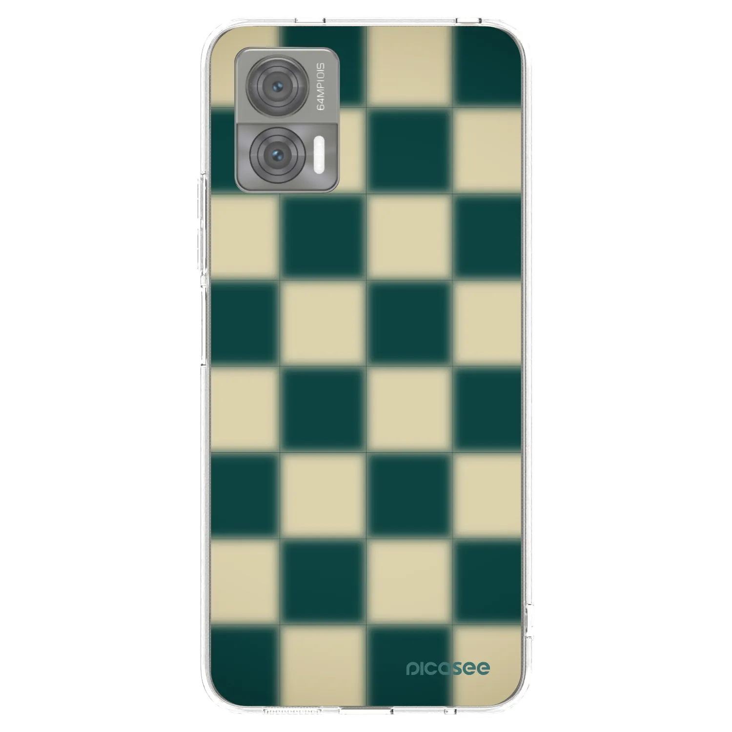 Picasee silikonska prozirna maskica za Motorola Edge 30 Neo - Shadow Chess