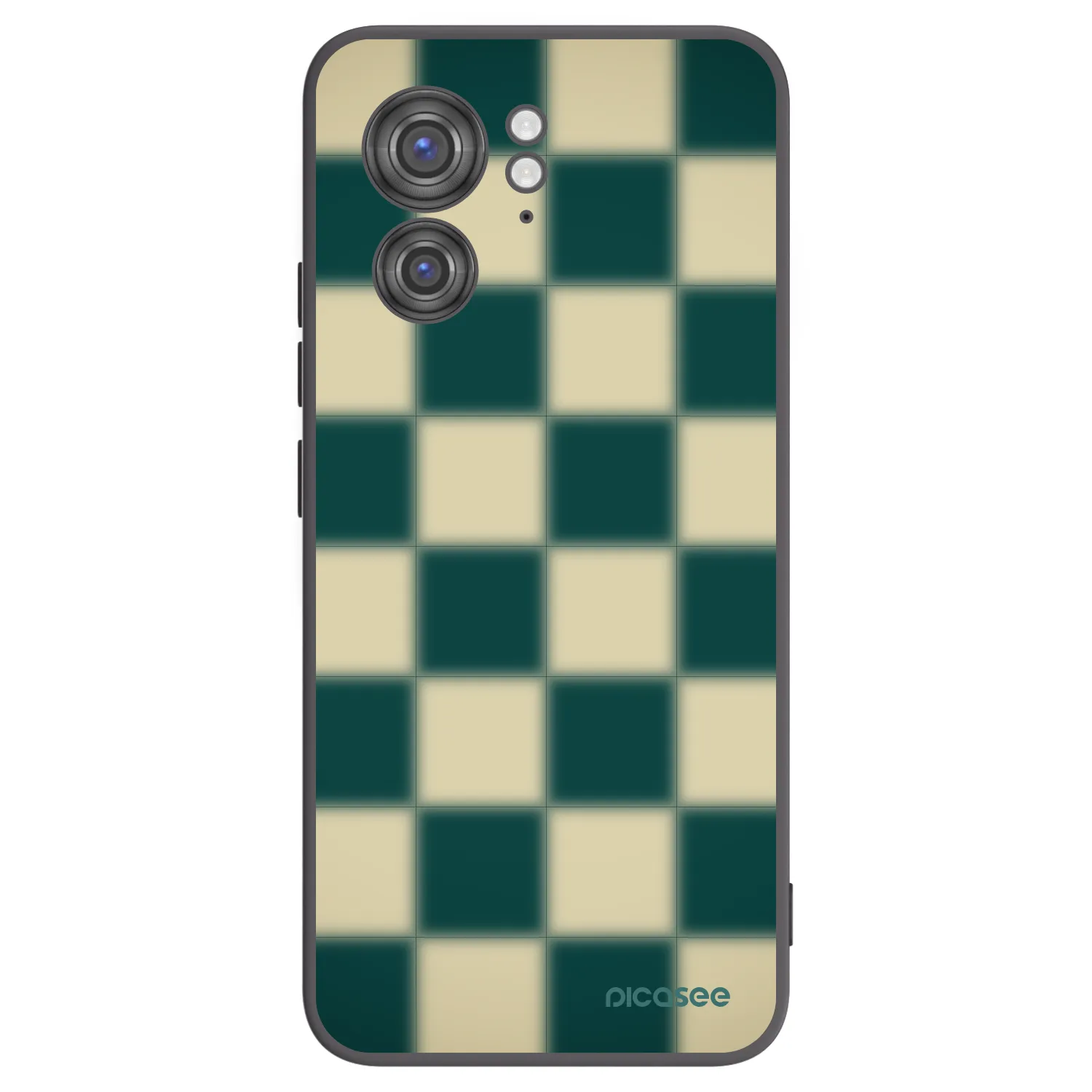 Picasee crna silikonska maskica za Motorola Edge 40 - Shadow Chess
