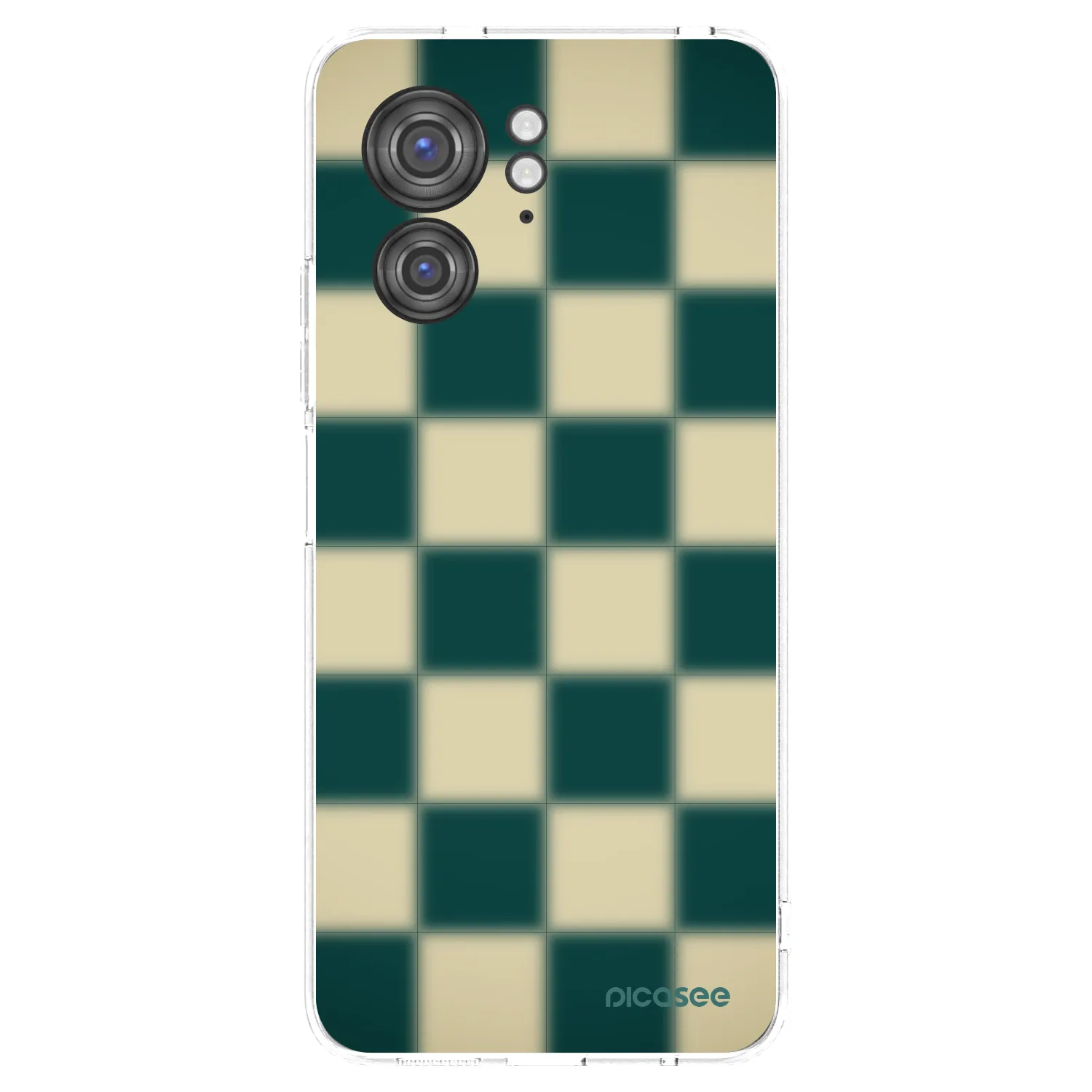 Picasee silikonska prozirna maskica za Motorola Edge 40 - Shadow Chess