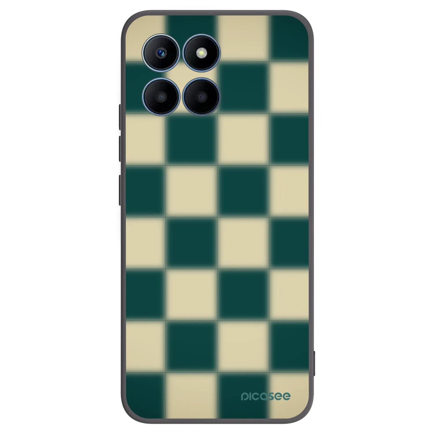 Picasee crna silikonska maskica za Honor 70 Lite - Shadow Chess