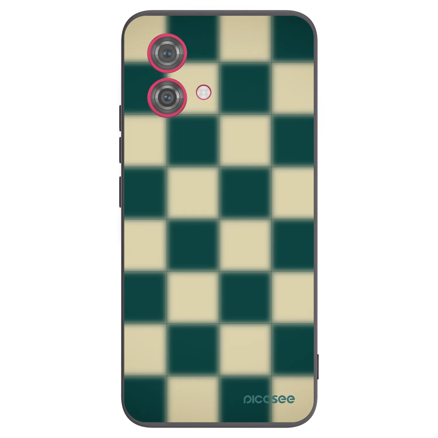 Picasee crna silikonska maskica za Motorola Moto G84 5G - Shadow Chess