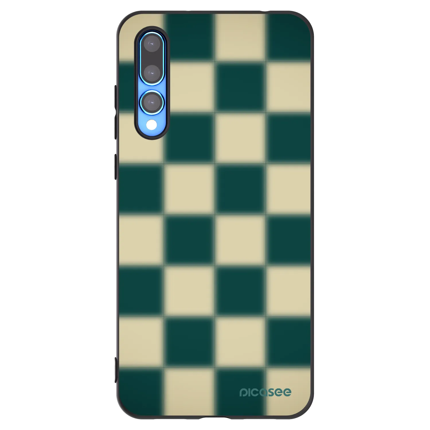 Picasee crna silikonska maskica za Huawei P20 Pro - Shadow Chess