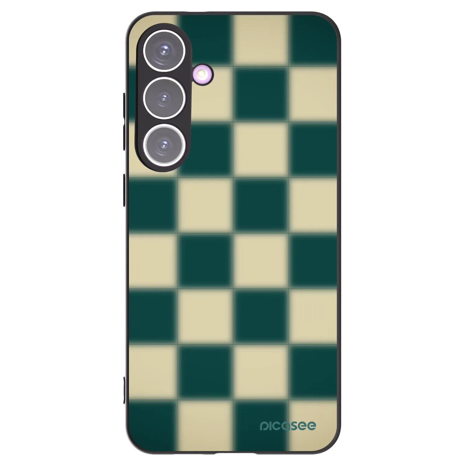 Picasee crna silikonska maskica za Samsung Galaxy S24+ S926B 5G - Shadow Chess