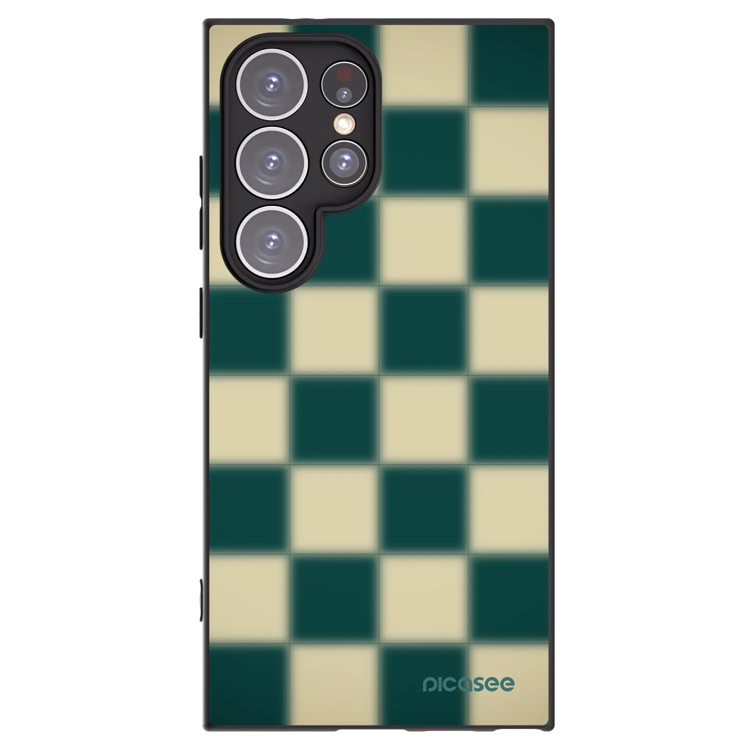 Picasee crna silikonska maskica za Samsung Galaxy S24 Ultra S928B 5G - Shadow Chess