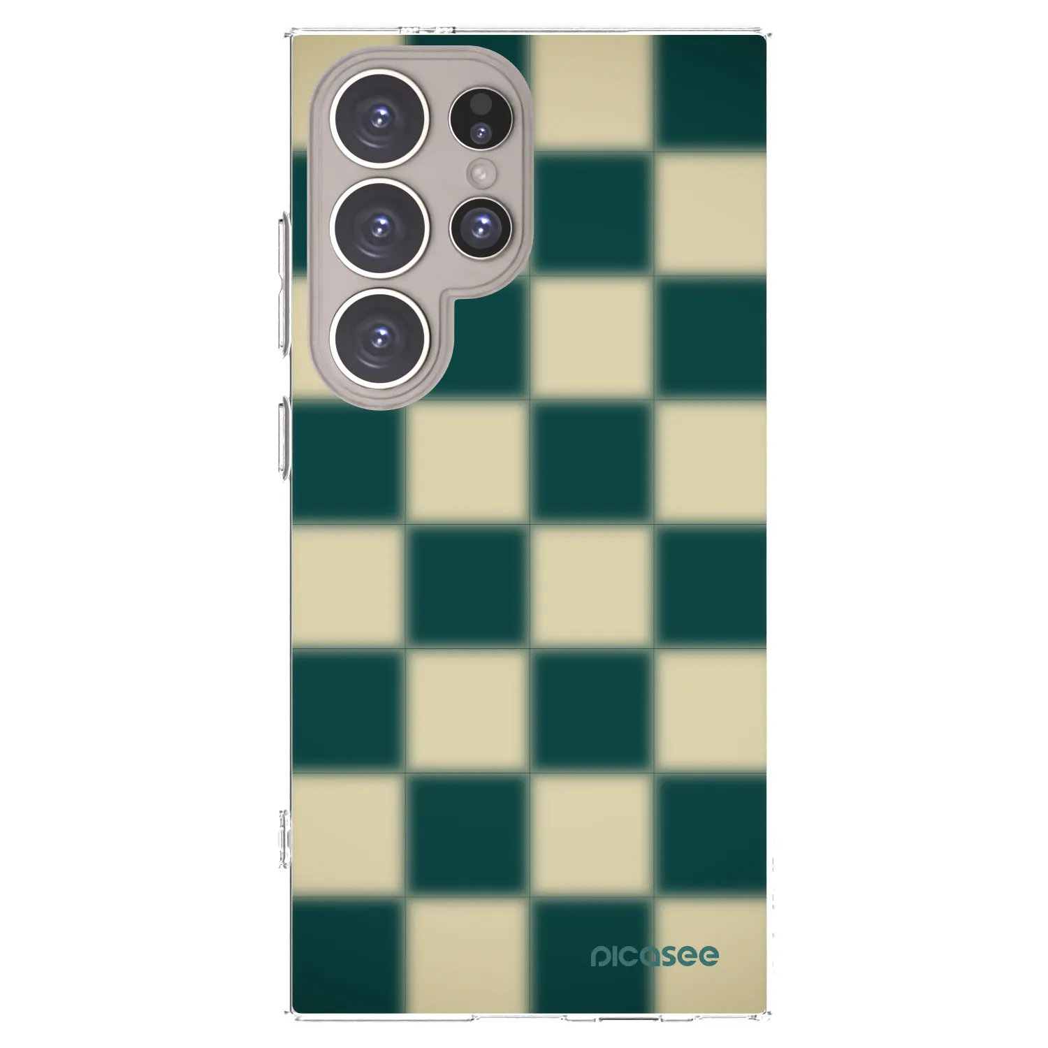 Picasee silikonska prozirna maskica za Samsung Galaxy S24 Ultra S928B 5G - Shadow Chess