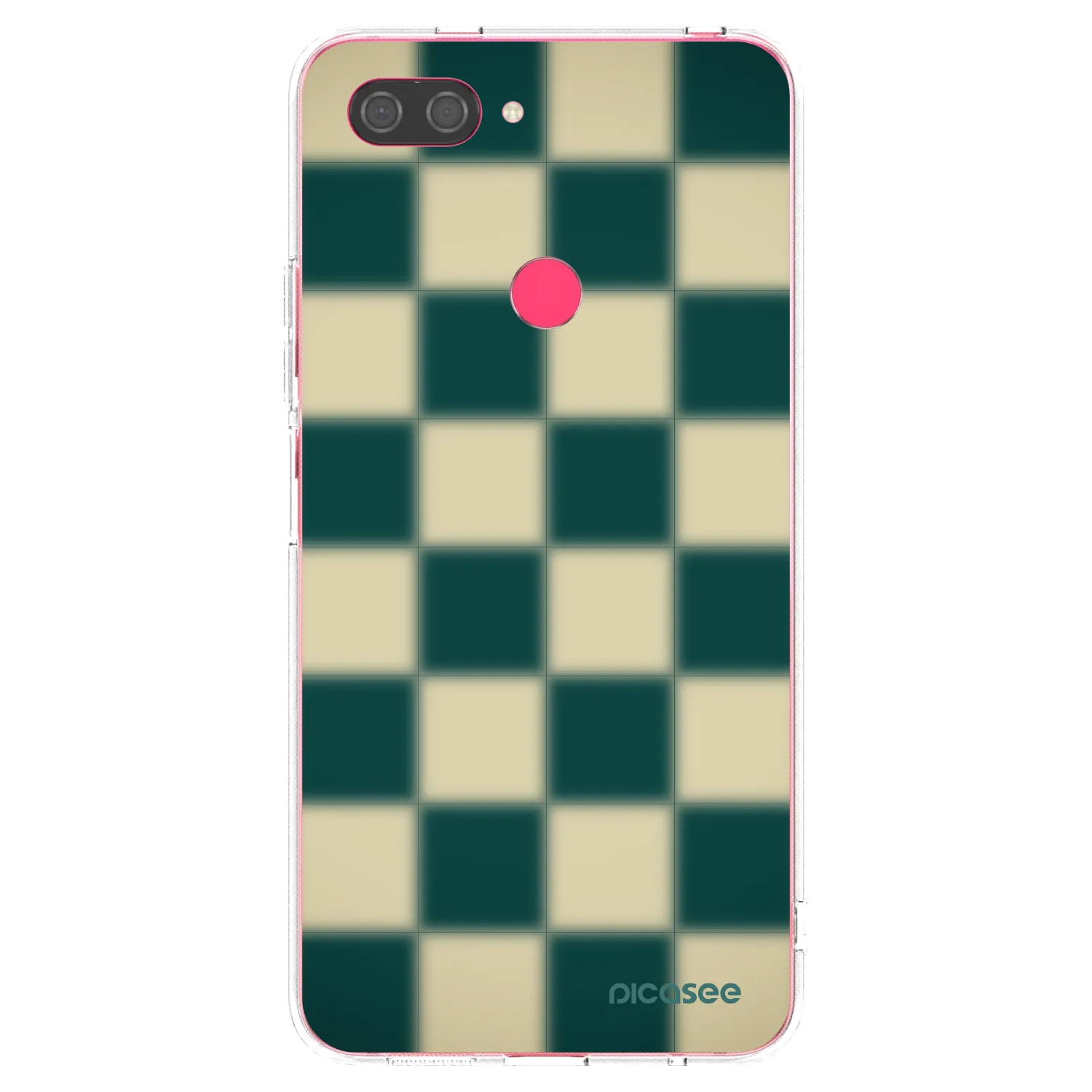 Picasee silikonska prozirna maskica za Xiaomi Mi 8 Lite - Shadow Chess