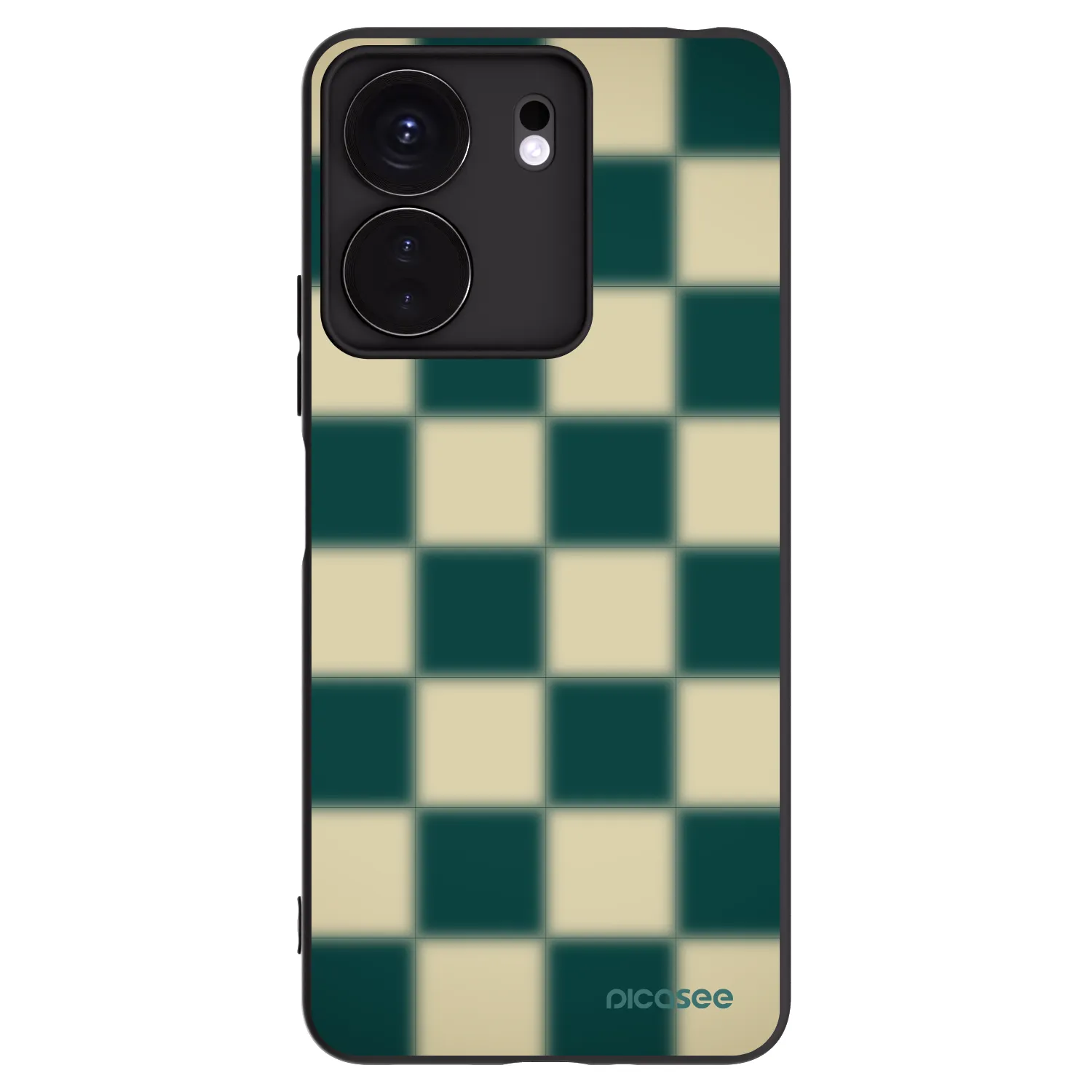 Picasee crna silikonska maskica za Xiaomi Redmi 13C 4G - Shadow Chess