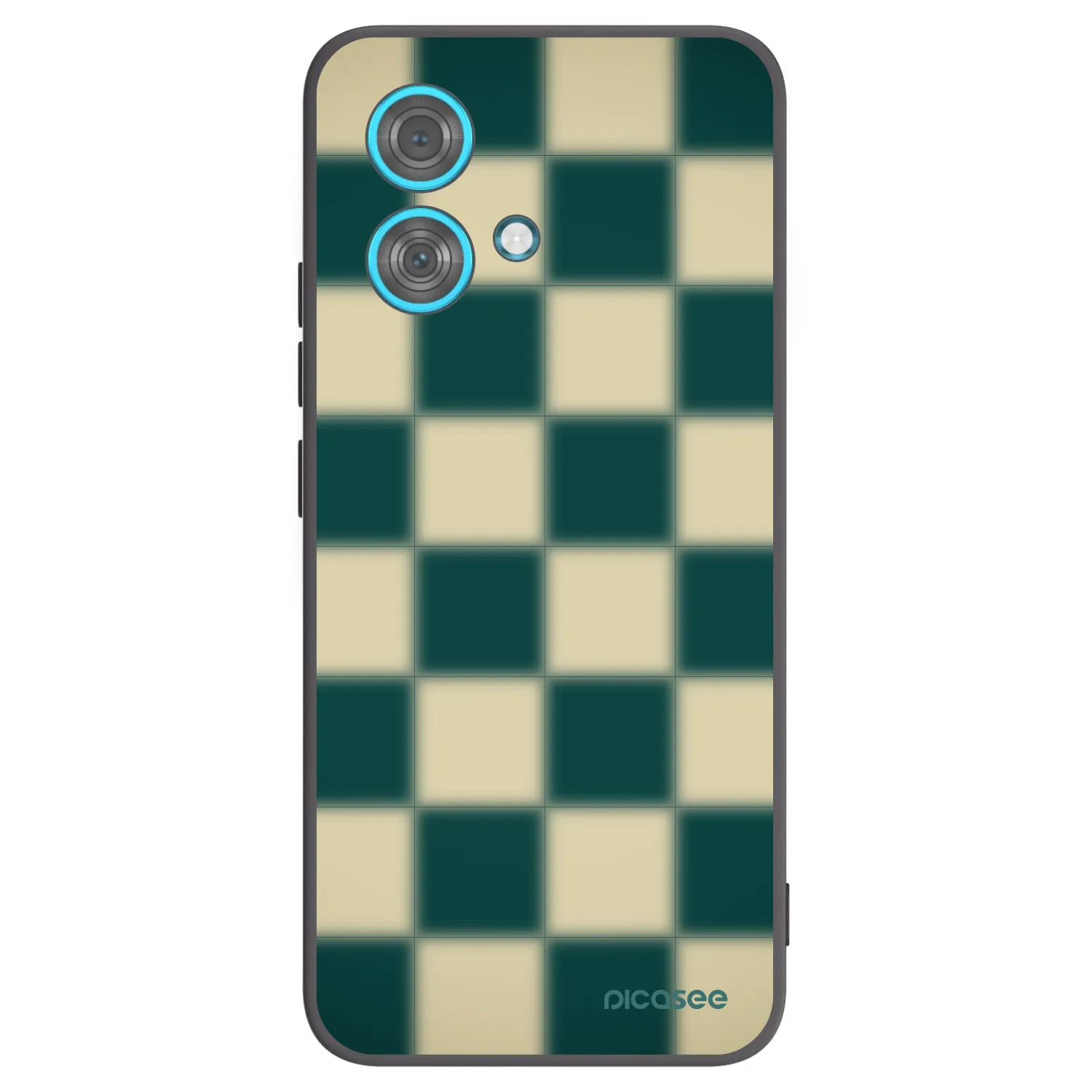 Picasee crna silikonska maskica za Motorola Edge 40 Neo - Shadow Chess