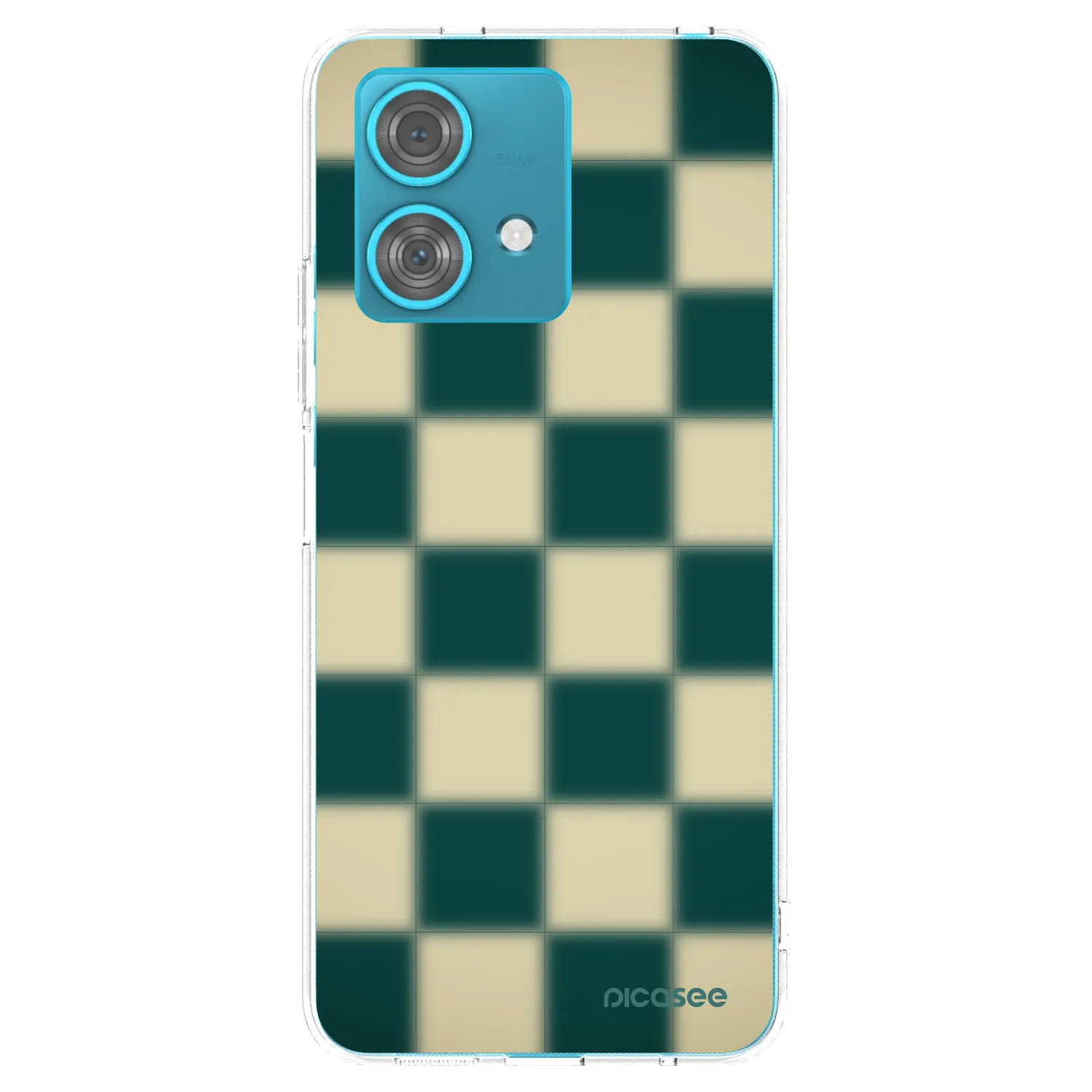 Picasee silikonska prozirna maskica za Motorola Edge 40 Neo - Shadow Chess