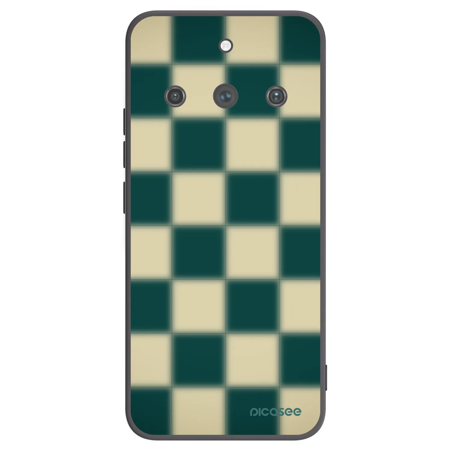 Picasee crna silikonska maskica za Realme 11 Pro+ - Shadow Chess