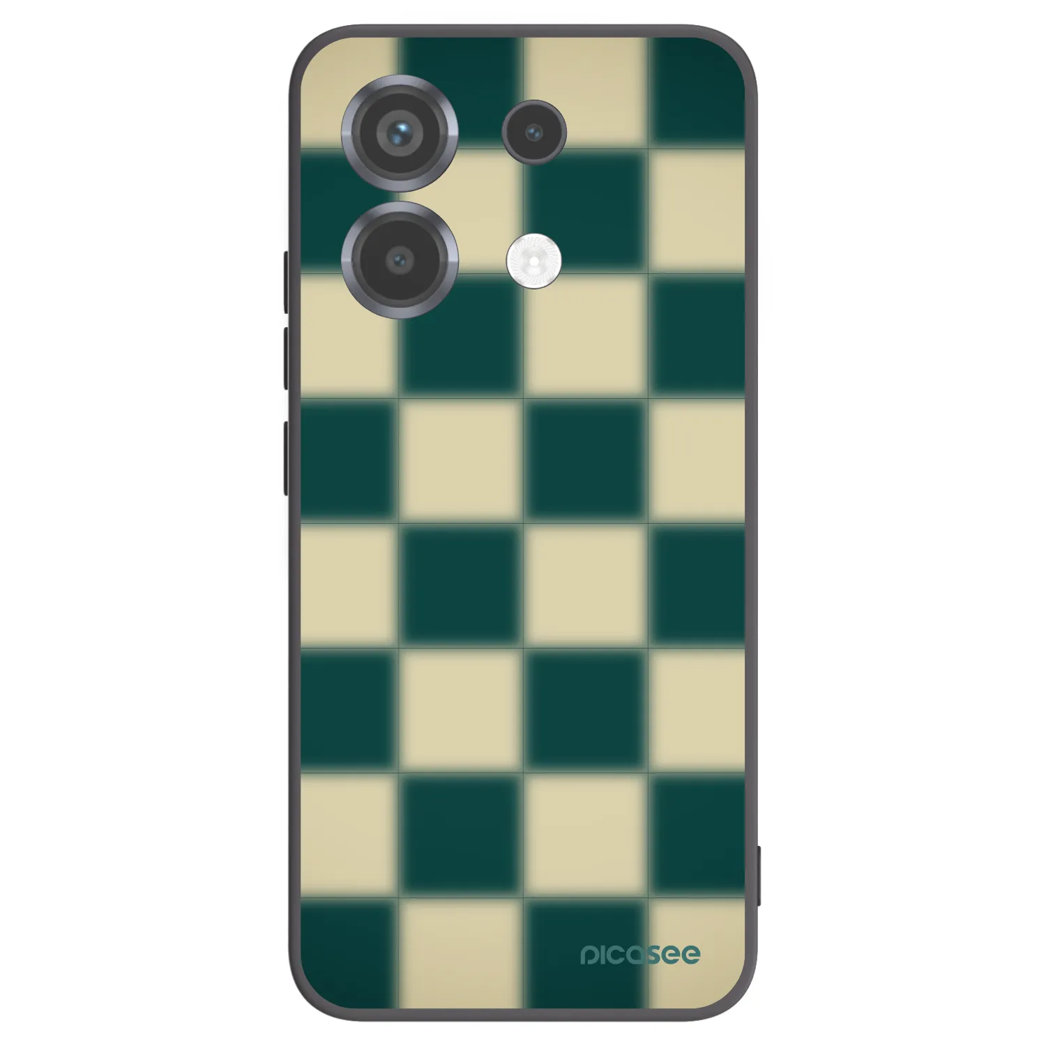 Picasee crna silikonska maskica za Xiaomi Poco X6 - Shadow Chess