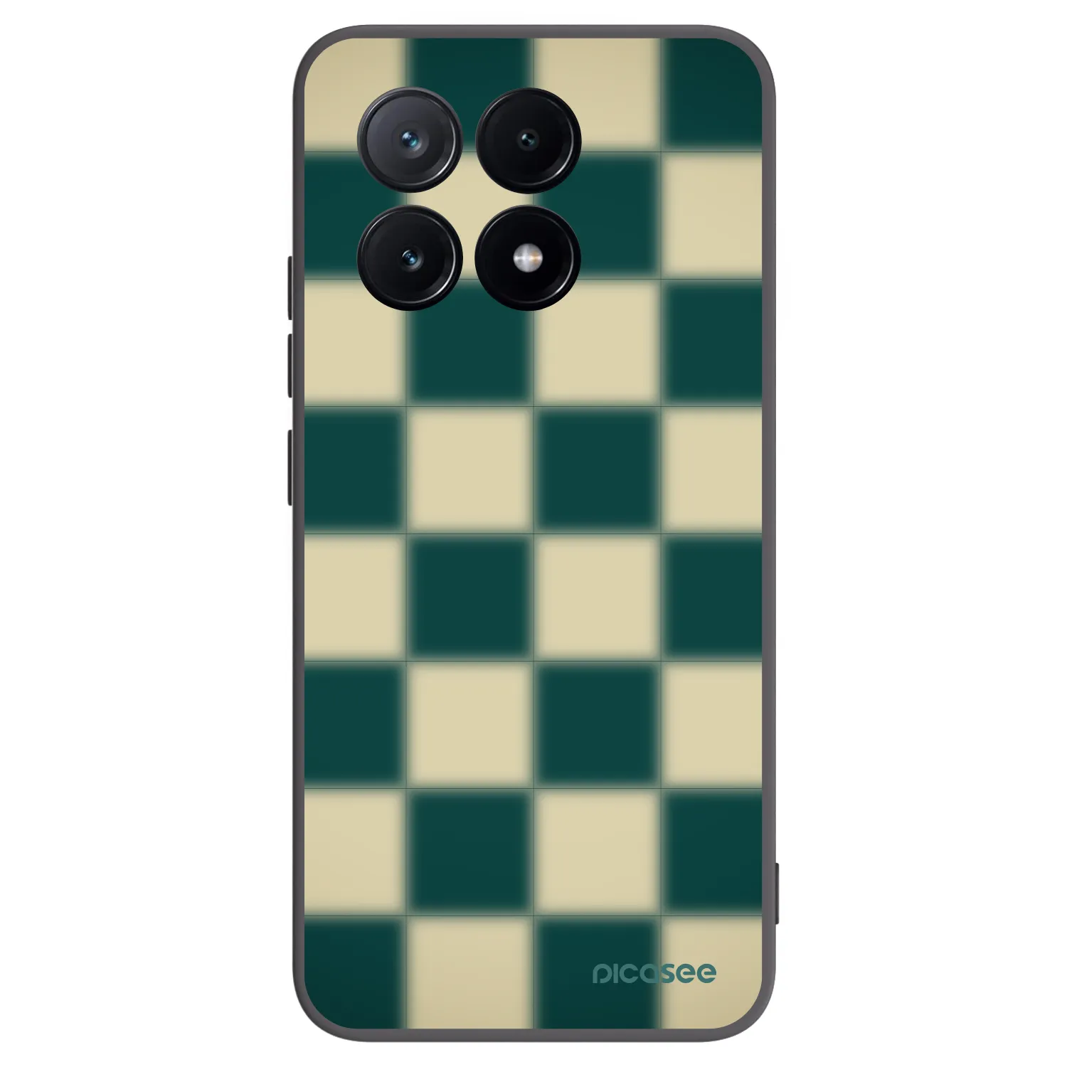 Picasee crna silikonska maskica za Xiaomi Poco X6 Pro - Shadow Chess