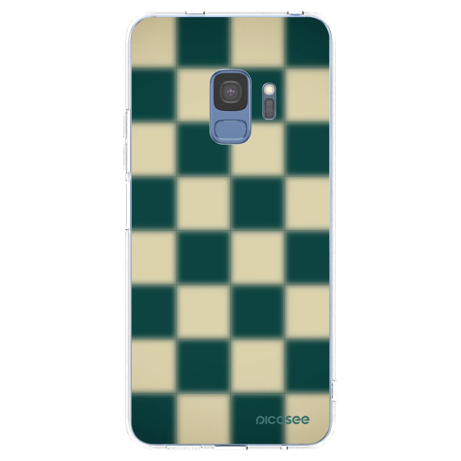 Picasee silikonska prozirna maskica za Samsung Galaxy S9 G960F - Shadow Chess