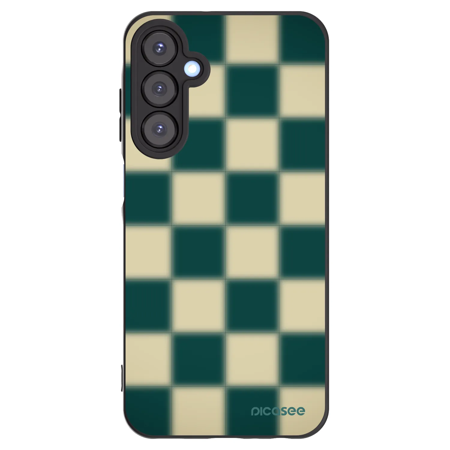 Picasee crna silikonska maskica za Samsung Galaxy A25 A256B 5G - Shadow Chess