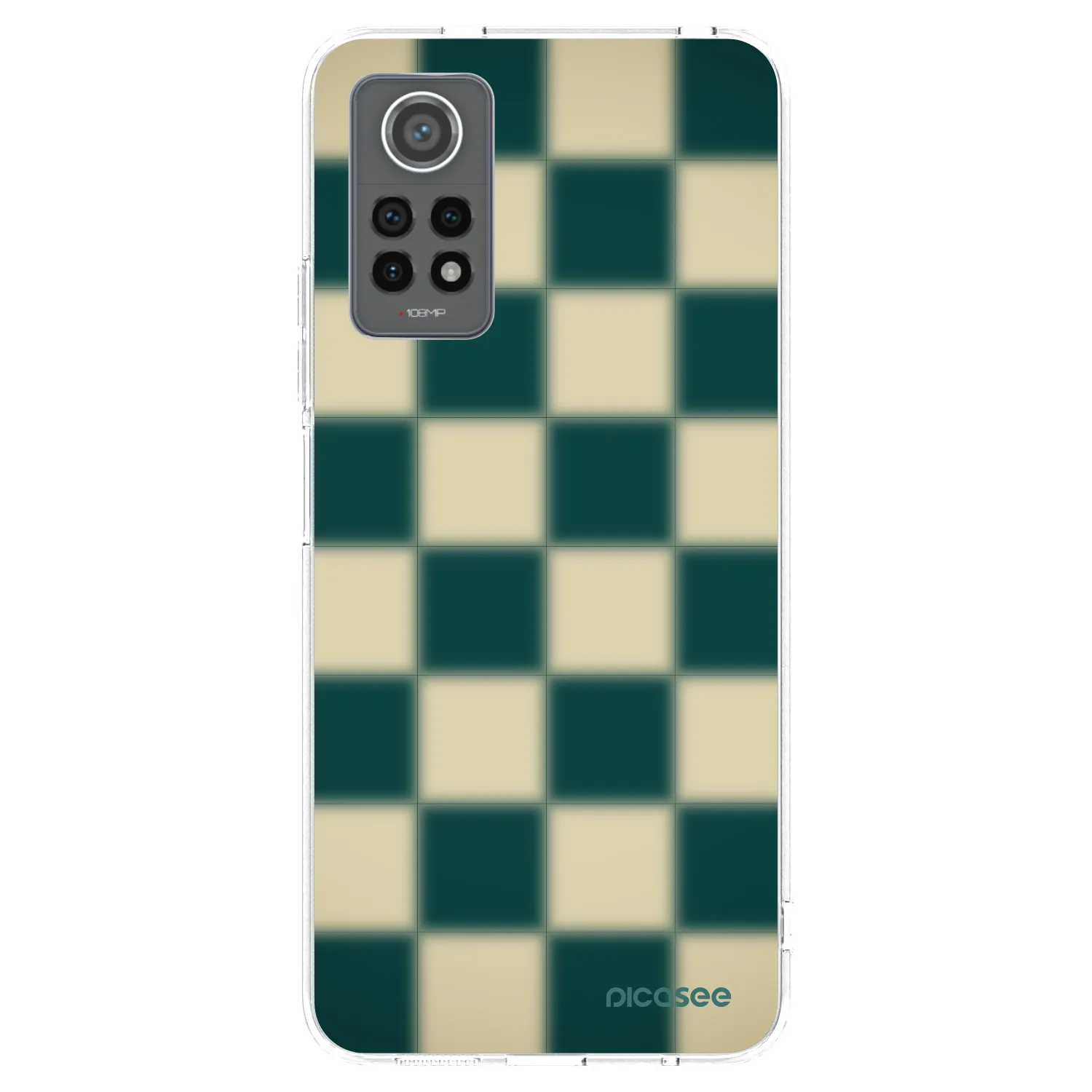 Picasee silikonska prozirna maskica za Xiaomi Redmi Note 12 Pro 4G - Shadow Chess