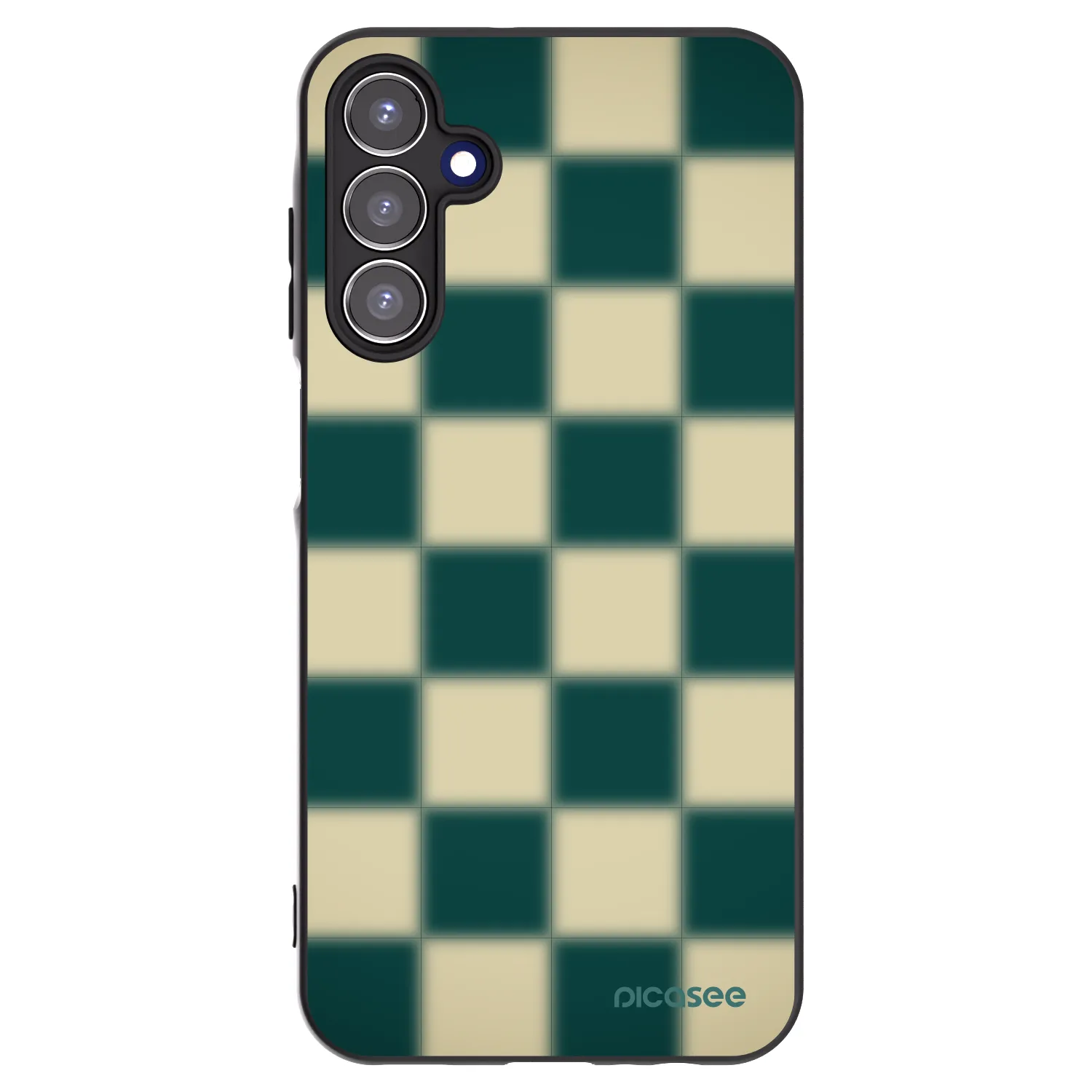 Picasee crna silikonska maskica za Samsung Galaxy A15 A156B 5G - Shadow Chess