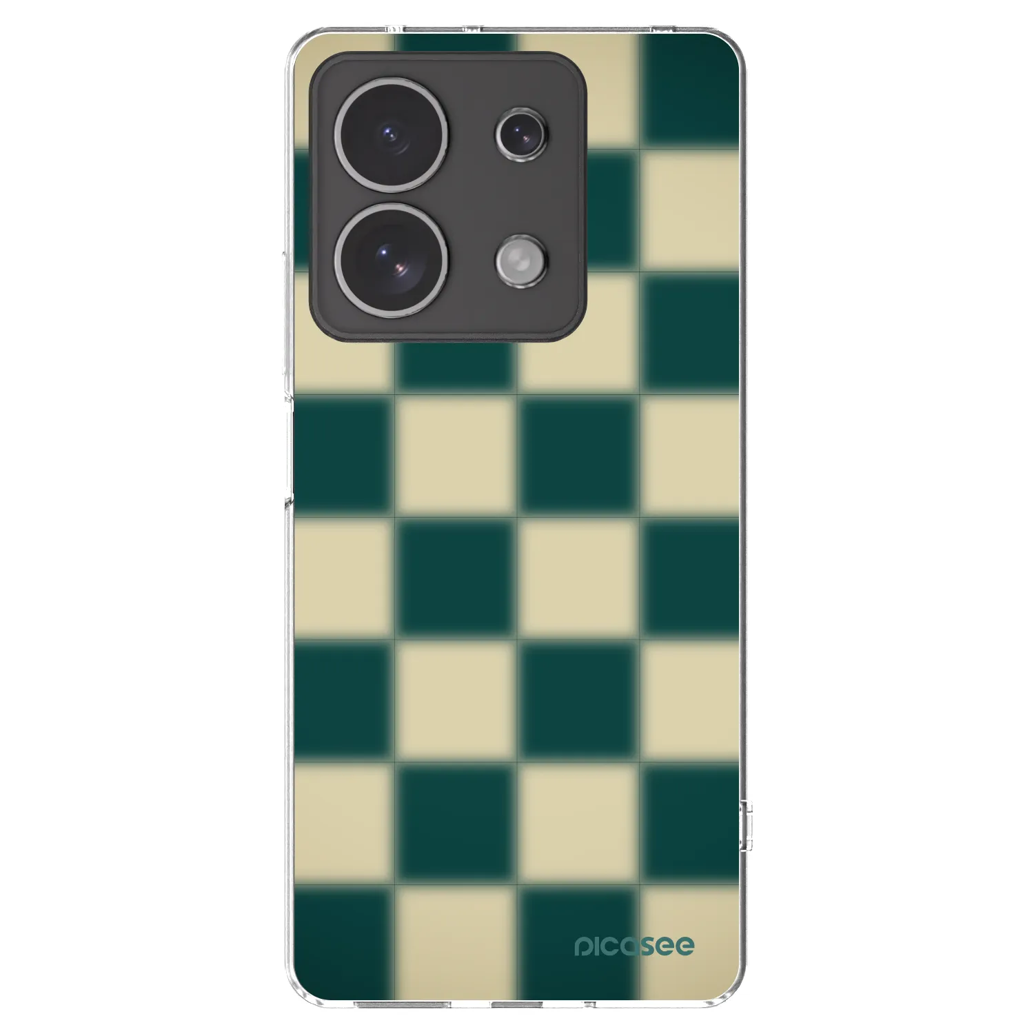 Picasee silikonska prozirna maskica za Xiaomi Redmi Note 13 4G - Shadow Chess