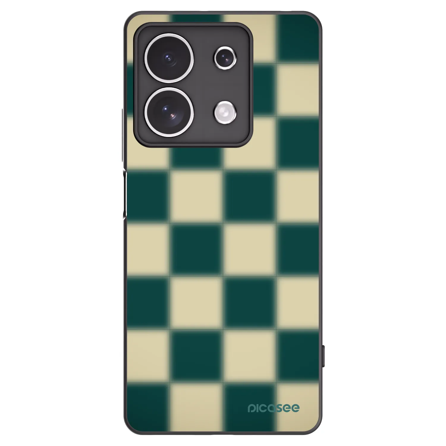 Picasee crna silikonska maskica za Xiaomi Redmi Note 13 4G - Shadow Chess