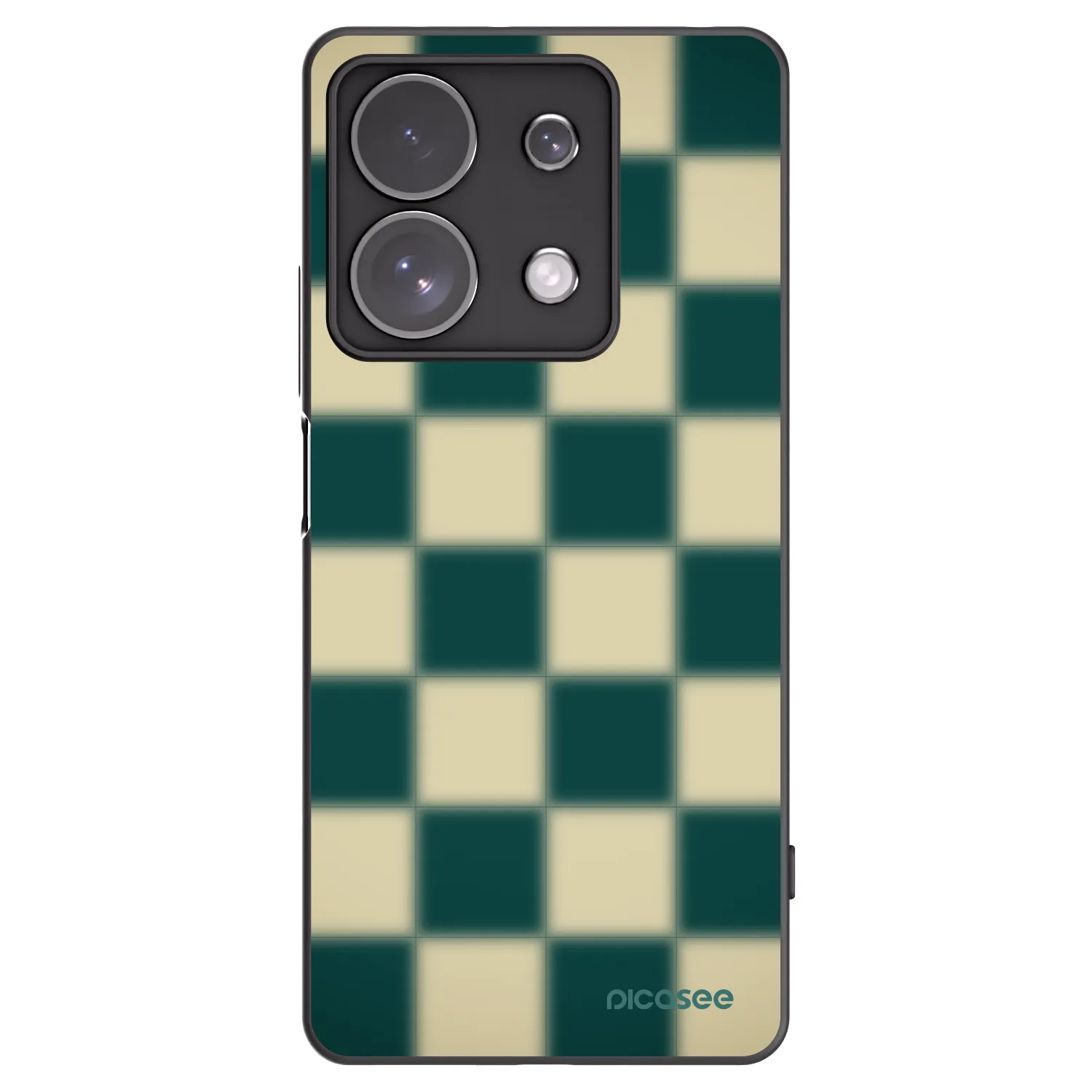 Picasee crna silikonska maskica za Xiaomi Redmi Note 13 Pro 4G - Shadow Chess