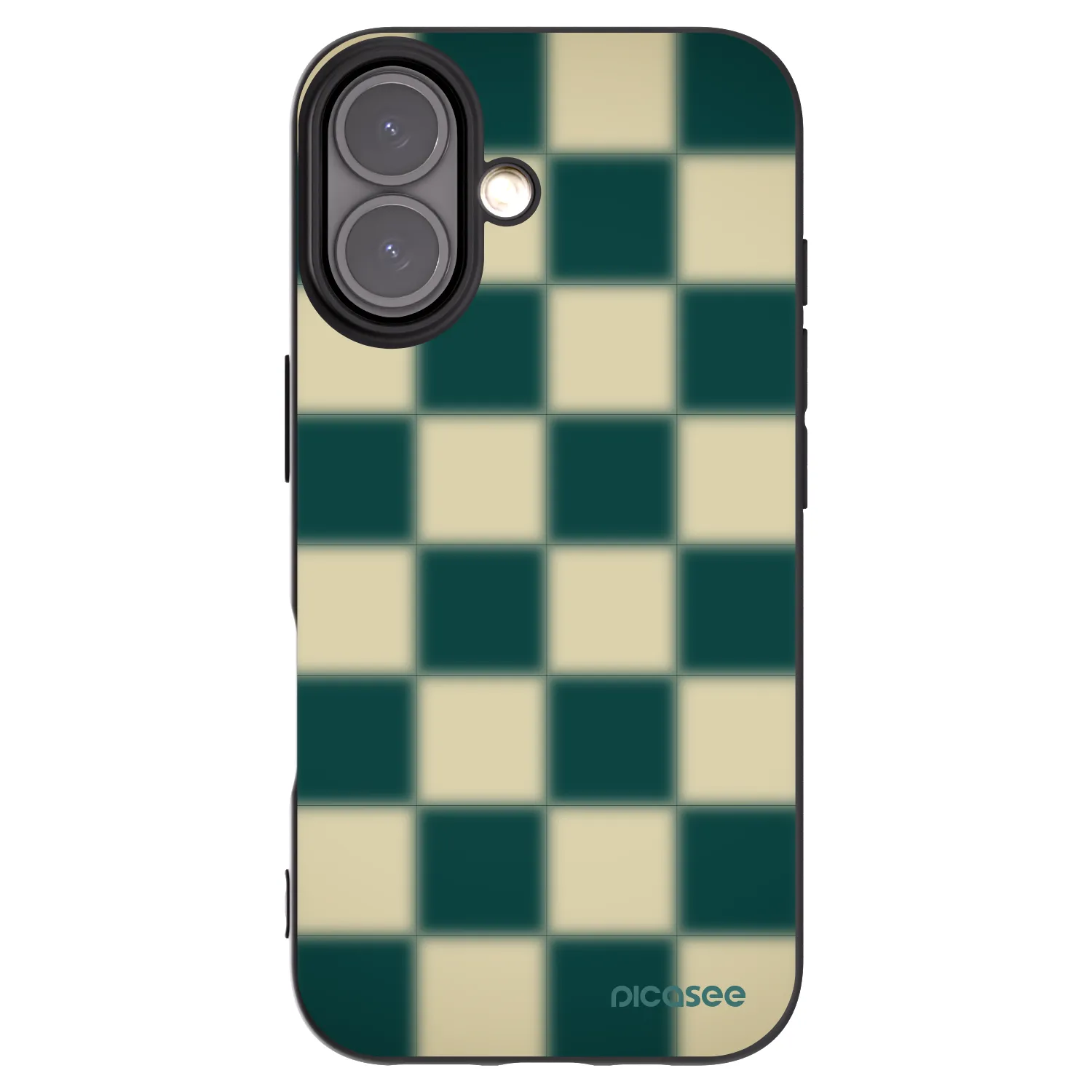 Picasee crna silikonska maskica za Apple iPhone 16 - Shadow Chess