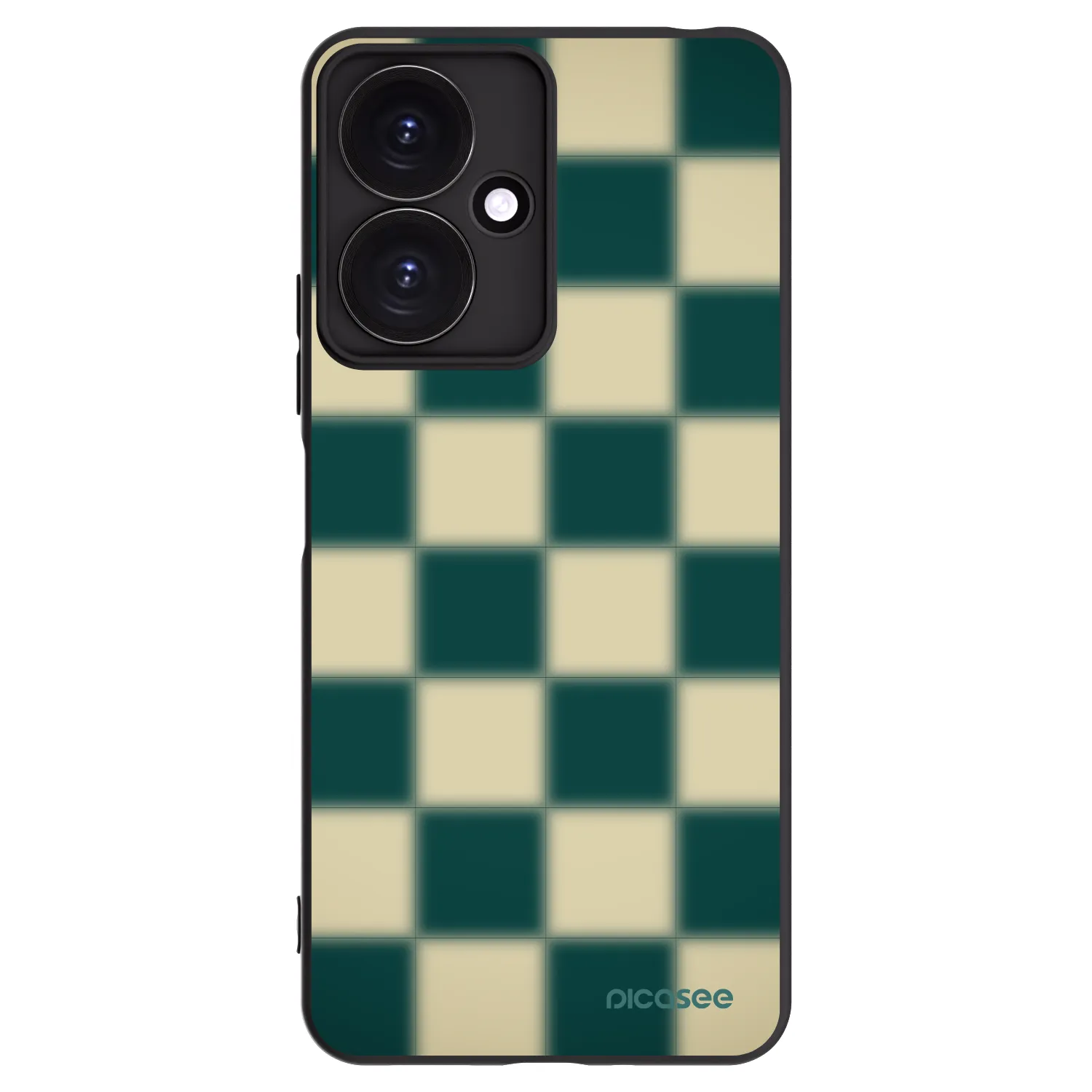 Picasee crna silikonska maskica za Xiaomi Redmi 13C 5G - Shadow Chess