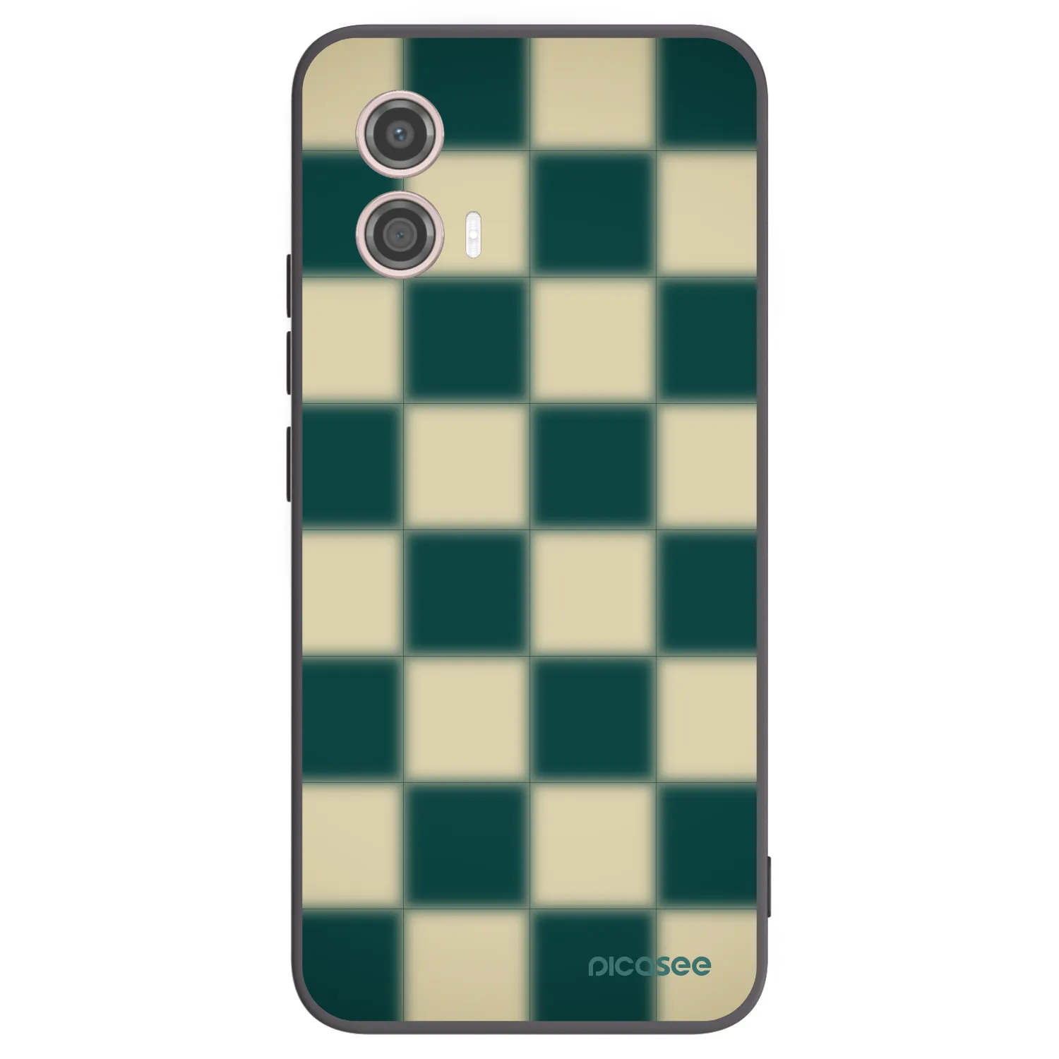 Picasee crna silikonska maskica za Motorola Moto G53 5G - Shadow Chess