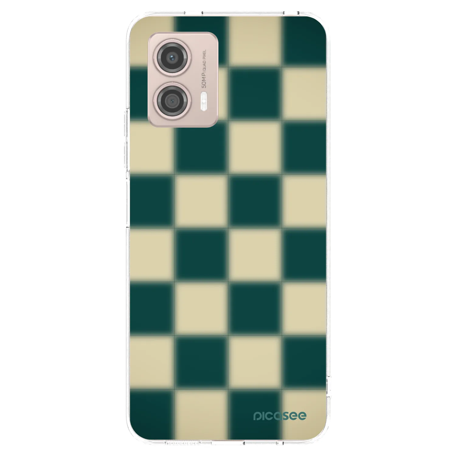 Picasee silikonska prozirna maskica za Motorola Moto G53 5G - Shadow Chess