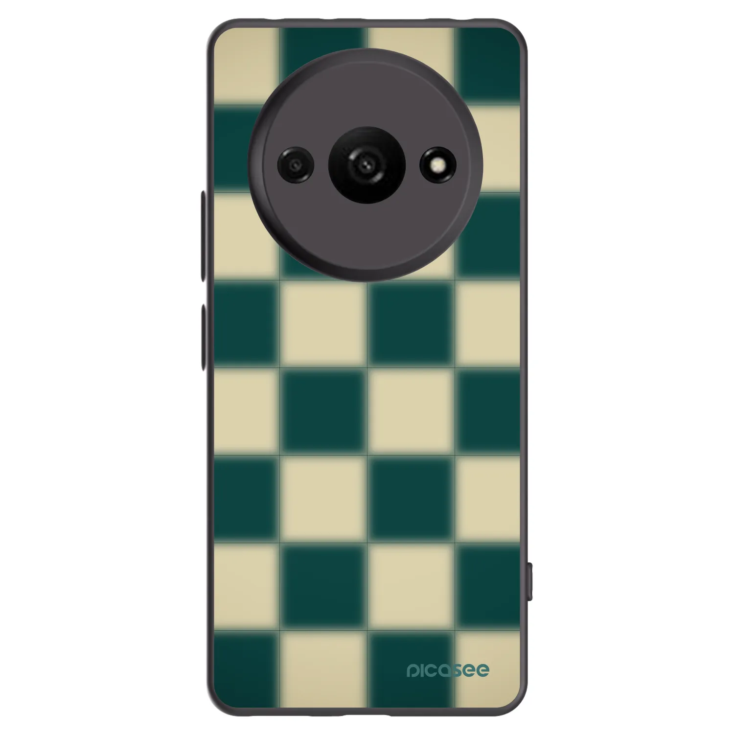 Picasee crna silikonska maskica za Xiaomi Redmi A3 - Shadow Chess
