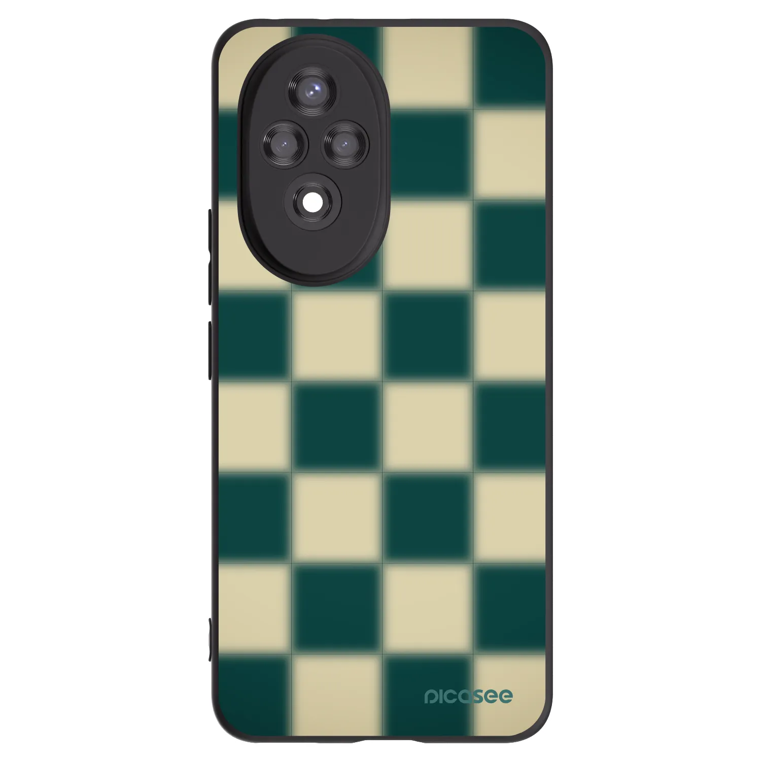 Picasee crna silikonska maskica za Honor 200 5G - Shadow Chess