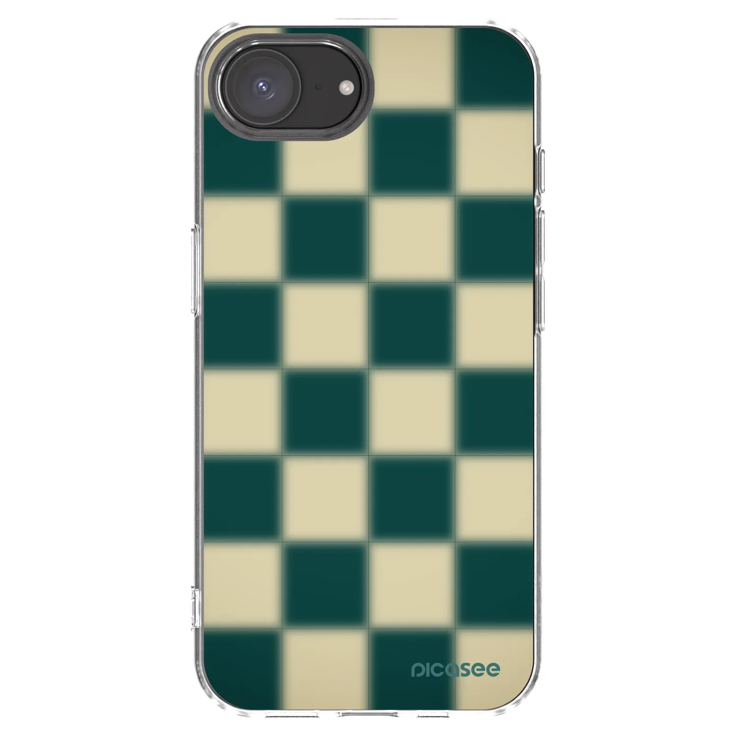Picasee silikonska prozirna maskica za Apple iPhone 16e - Shadow Chess