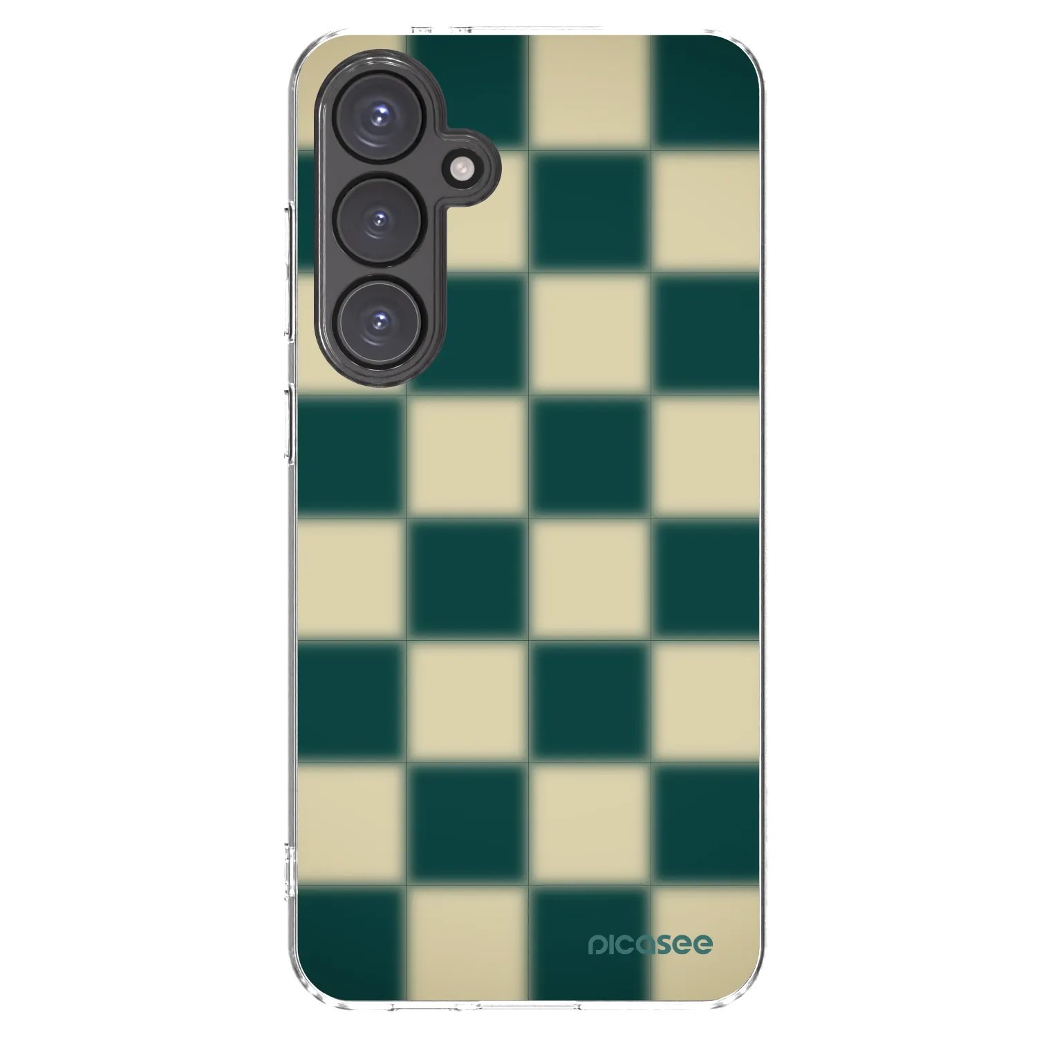 Picasee silikonska prozirna maskica za Samsung Galaxy S24 FE S721B - Shadow Chess