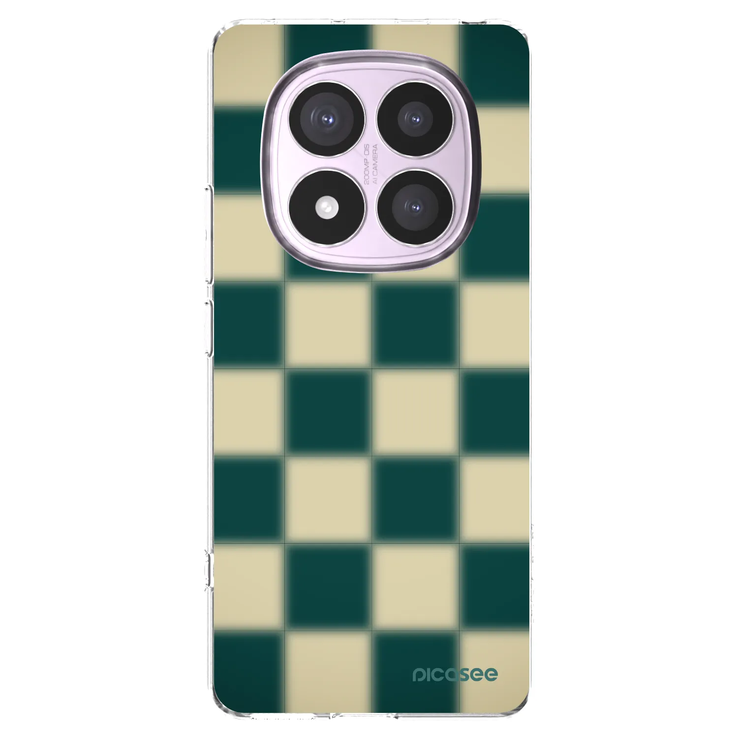 Picasee silikonska prozirna maskica za Xiaomi Redmi Note 14 Pro 5G - Shadow Chess